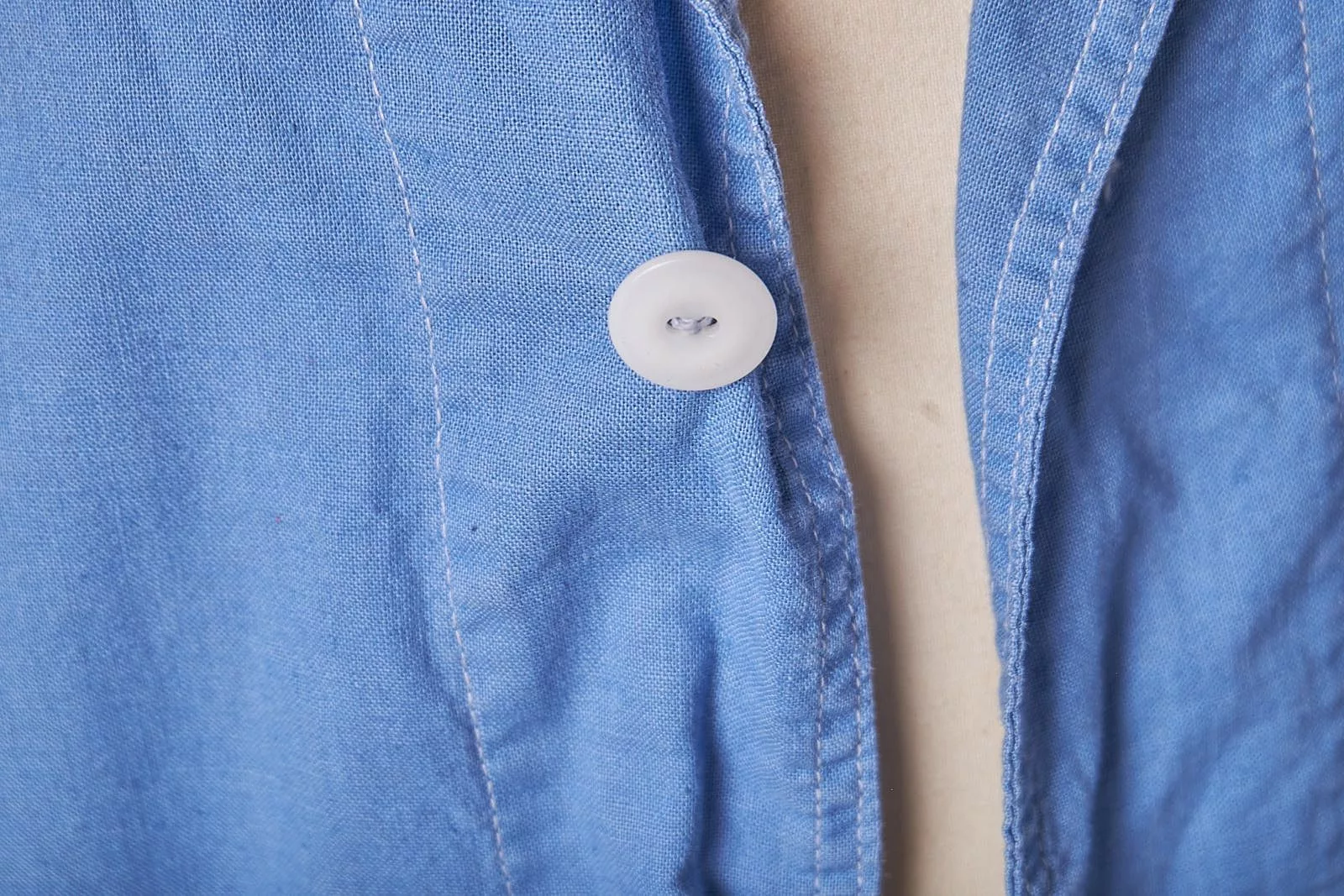 Vintage Light Jackets Vintage 1960s Light Blue Chore Jacket Shirt Workwear