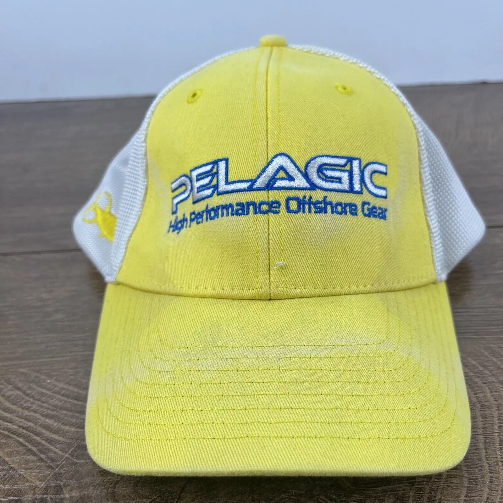Other Hats Other Pelagic Hat Pelagic Baseball Hat Yellow Cap Adjustable Yello