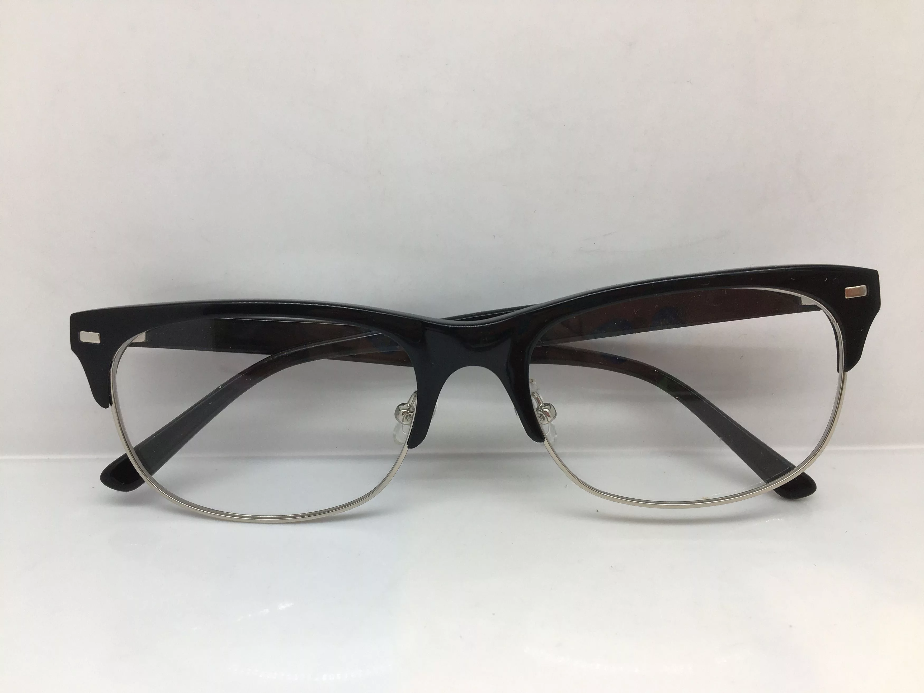 Other Glasses Other Mod Malcolm X Black Silver Eyeglasses Frame