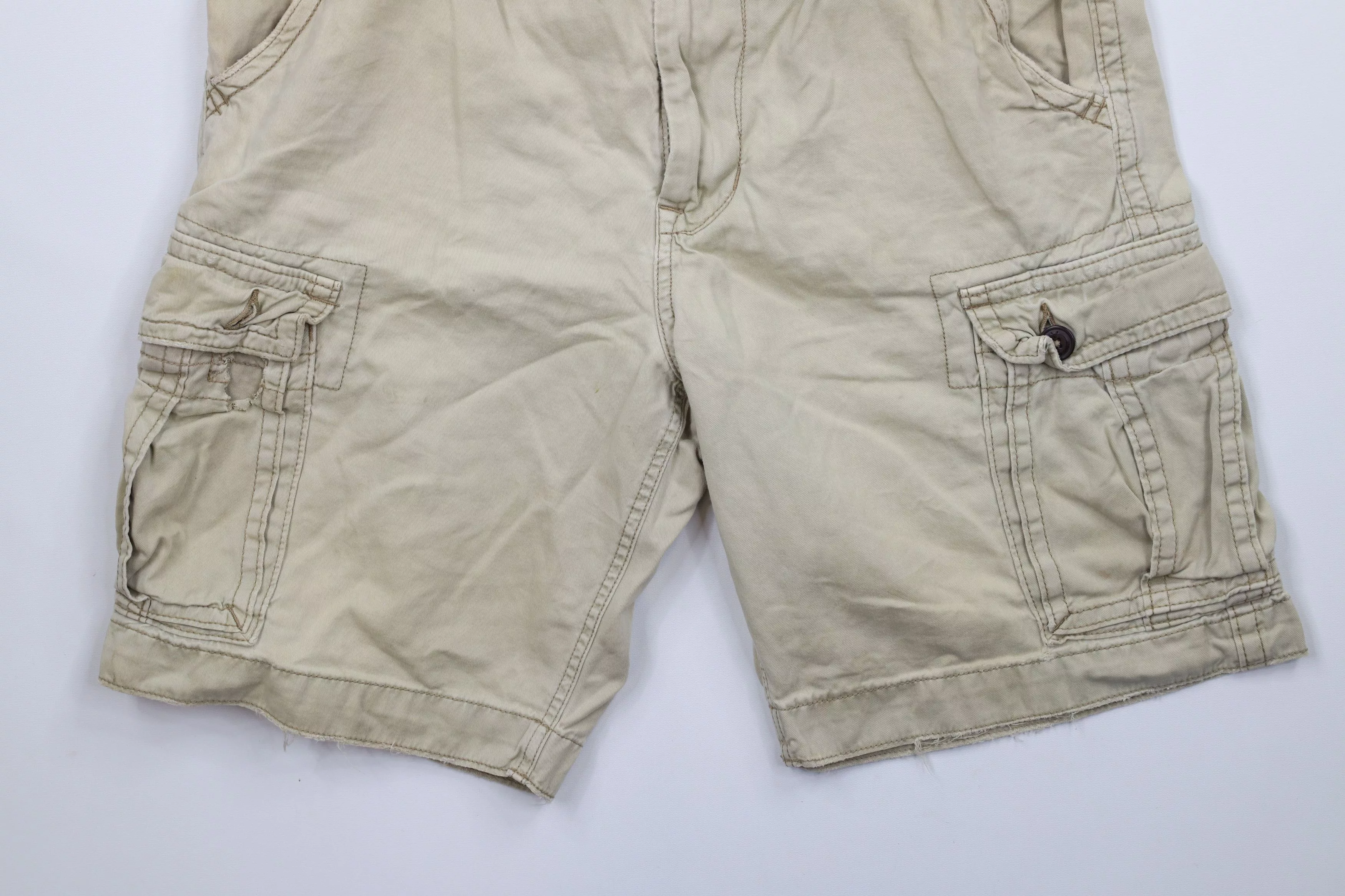 American Eagle Outfitters Shorts American Eagle Outfitters × Vintage Vintage American Eagle Outfitters Length Cargo Shorts Beige