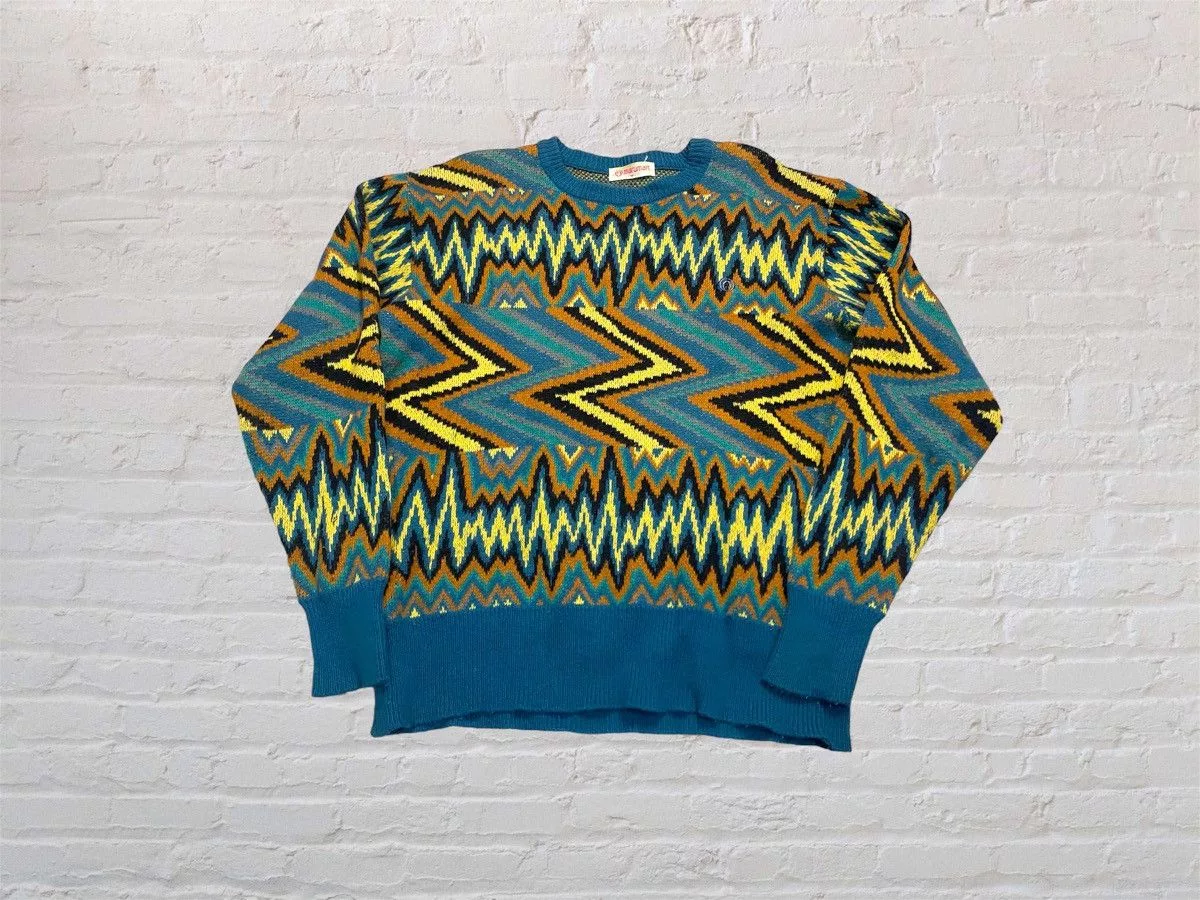 Native Jackets Native × Vintage Vintage maruman navajo native design wool knitwear Multi