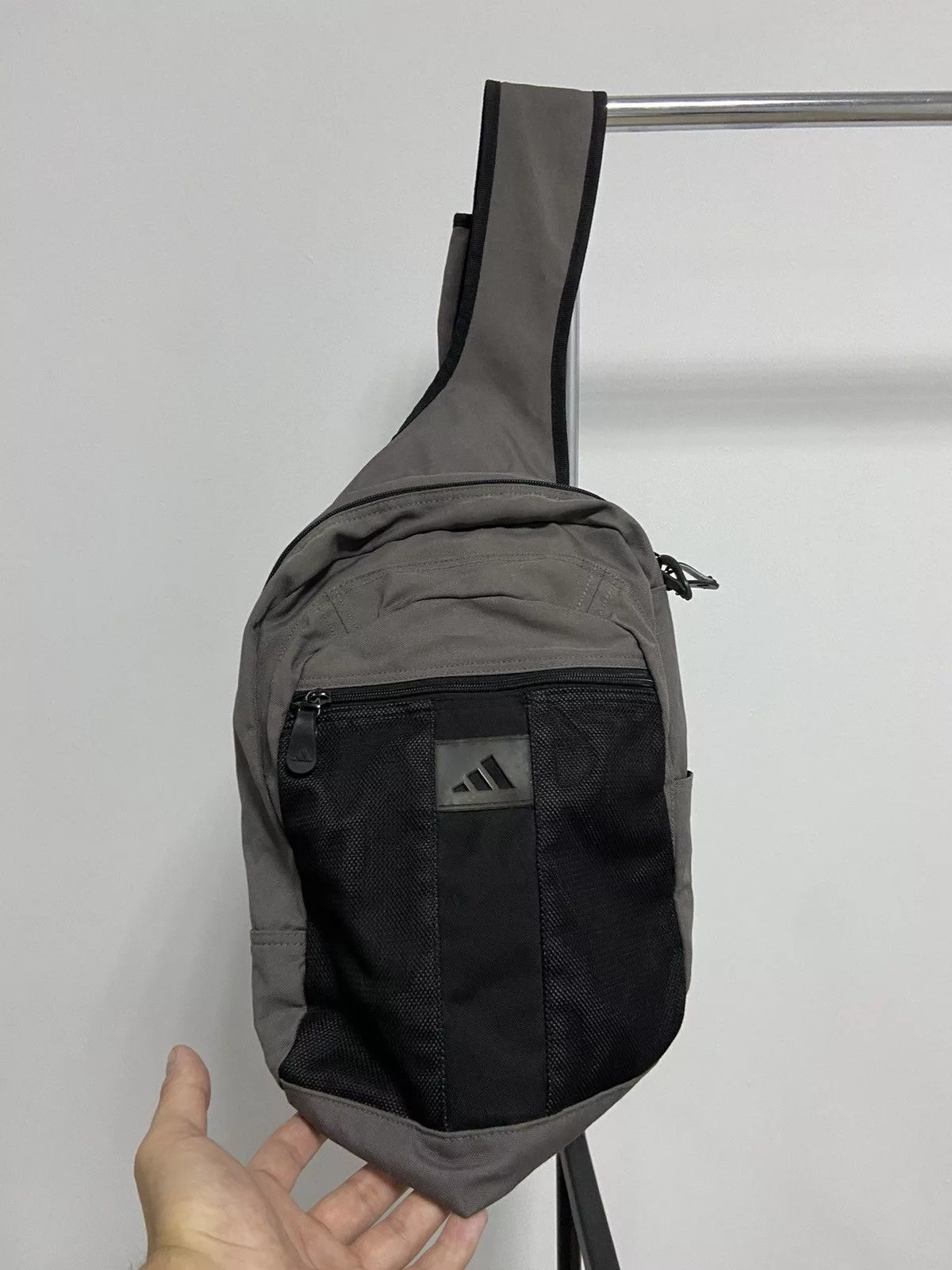 Adidas Bags Luggage Adidas × Vintage Adidas Shoulder sling Bag Vintage Sport Style Y2K Gray Streetwear