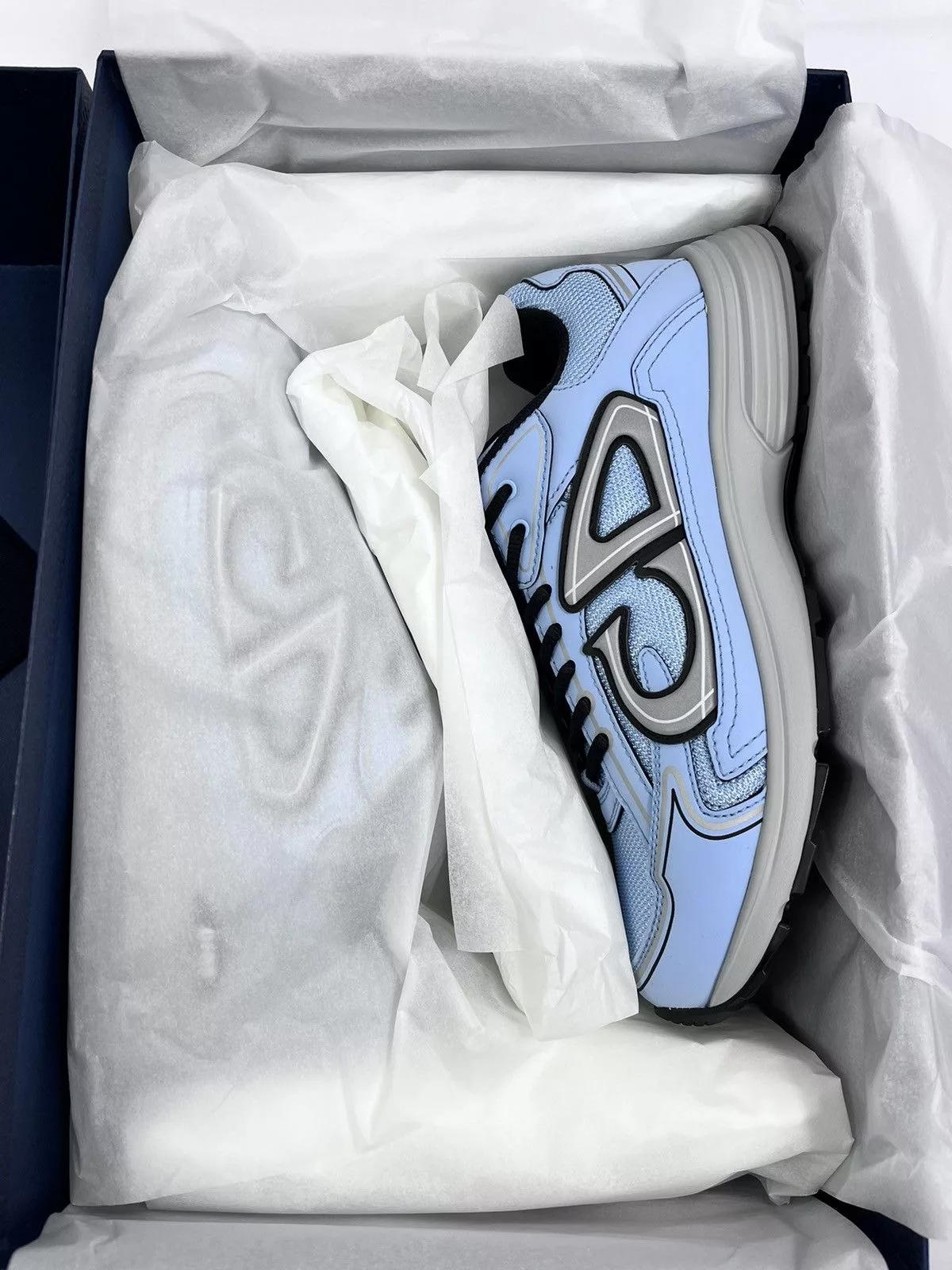 Dior Low Top Sneakers Dior B30 UNC BLUE CD RUNNER SNEAKERS