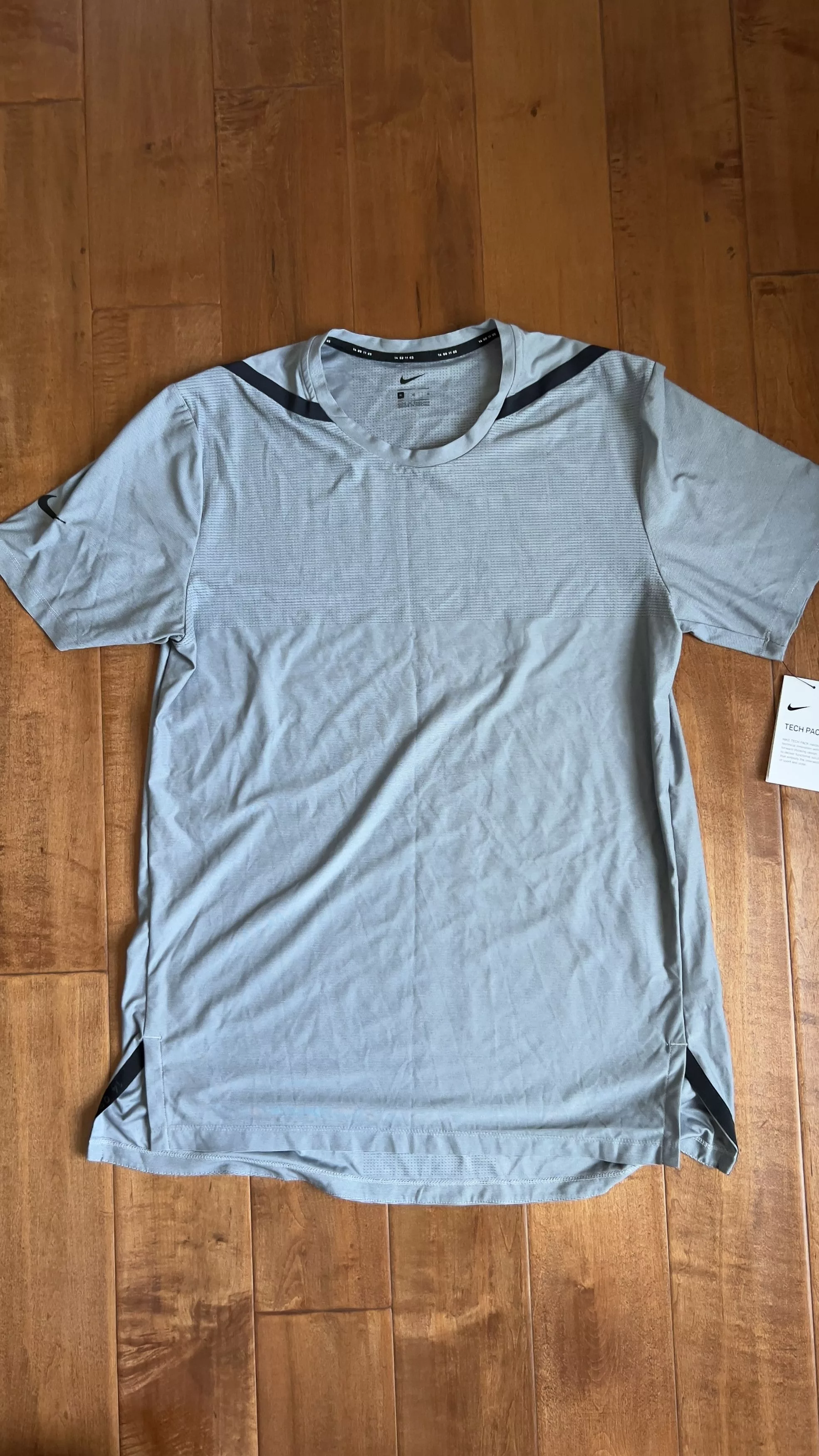 Nike Short Sleeve T Shirts Nike Tech Pack Tee Gray