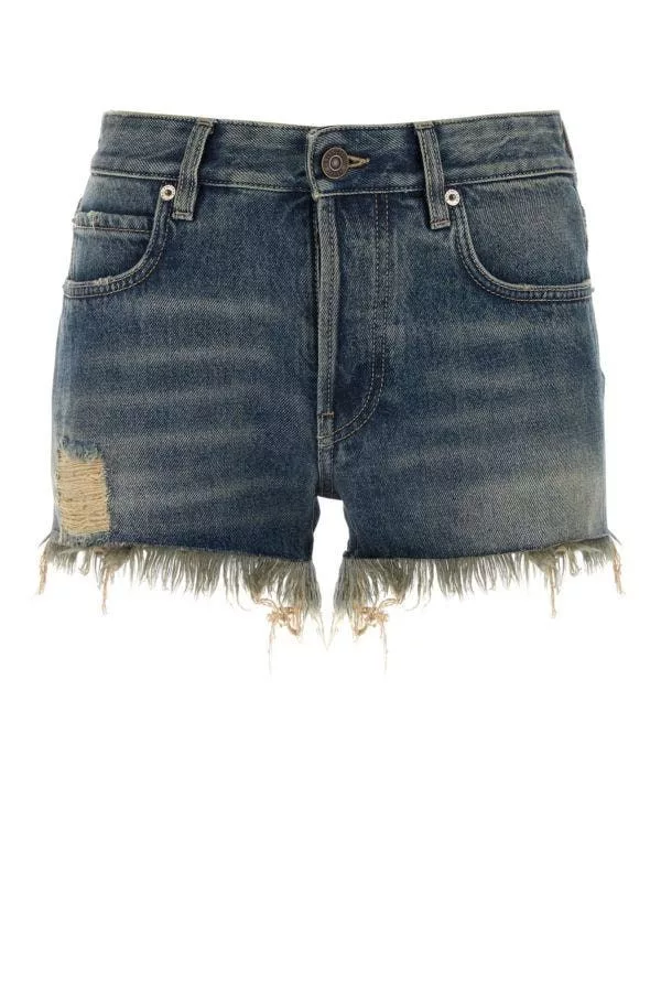 Balenciaga Shorts Balenciaga Denim Shorts Multi