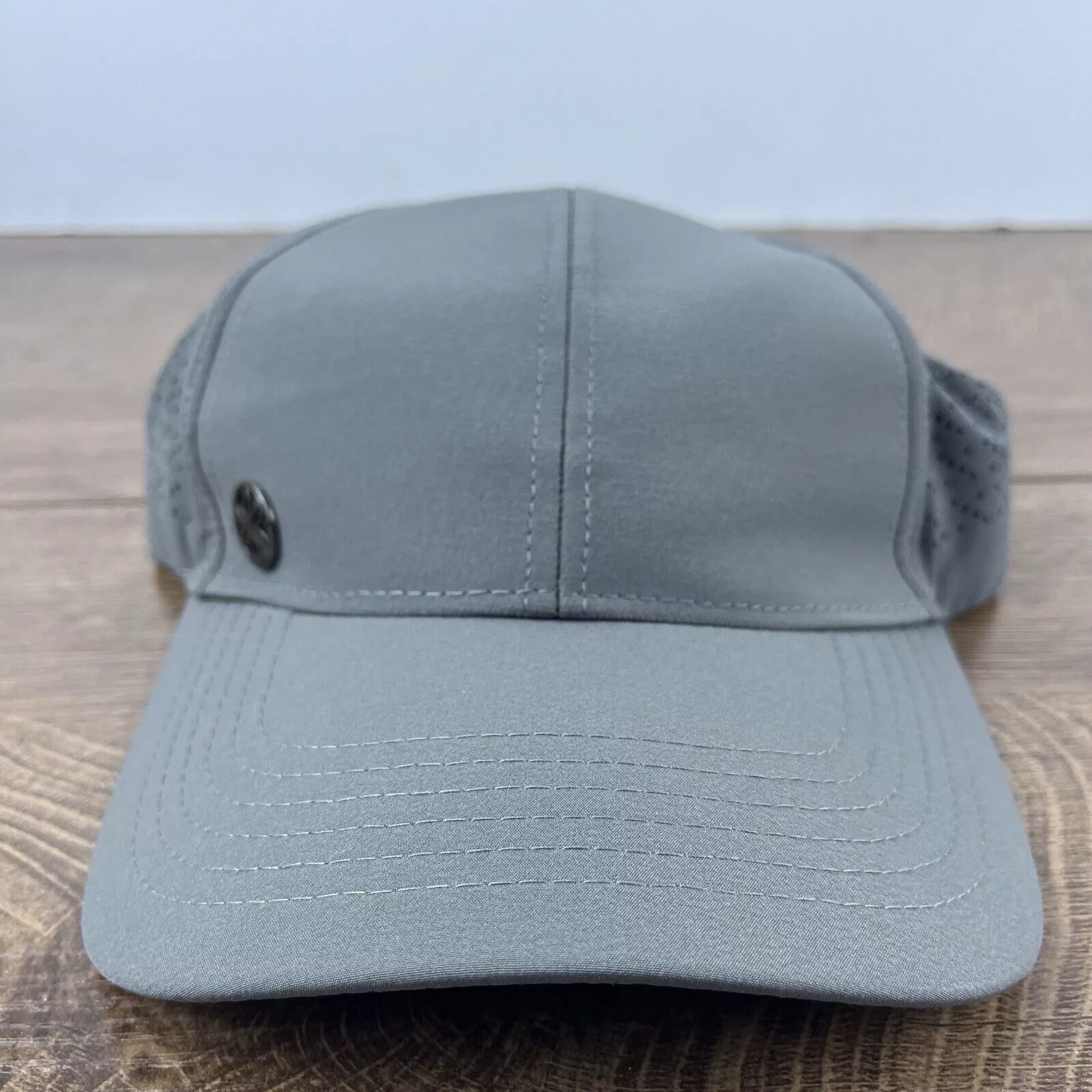 Other Hats Other Gray Athletic Hat Running Cap Hat Gray Hat Adjustable Hat Gr
