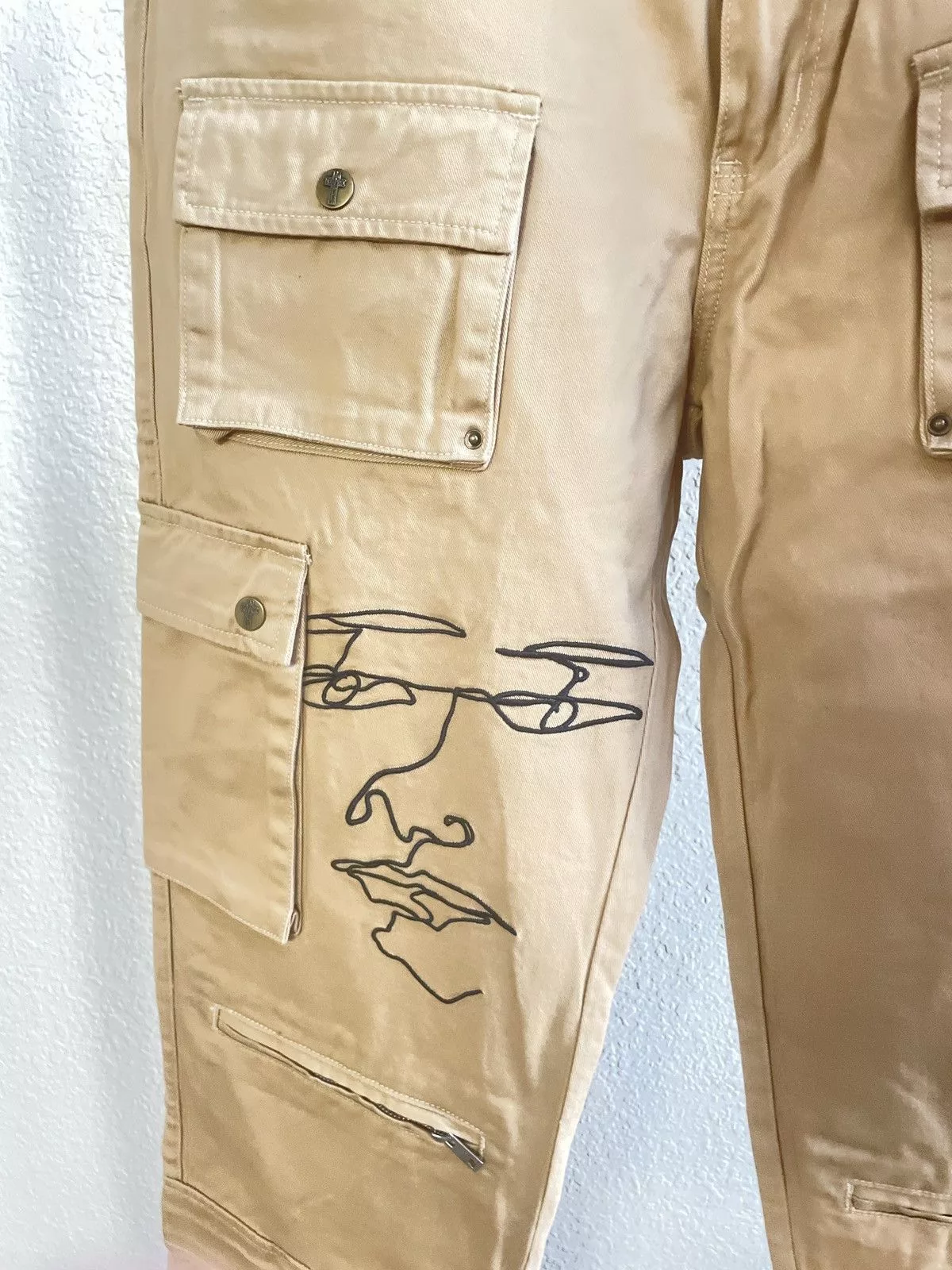 Vintage Denim Vintage NOBRAC SUPPLY Faces Cargo Pants Brown