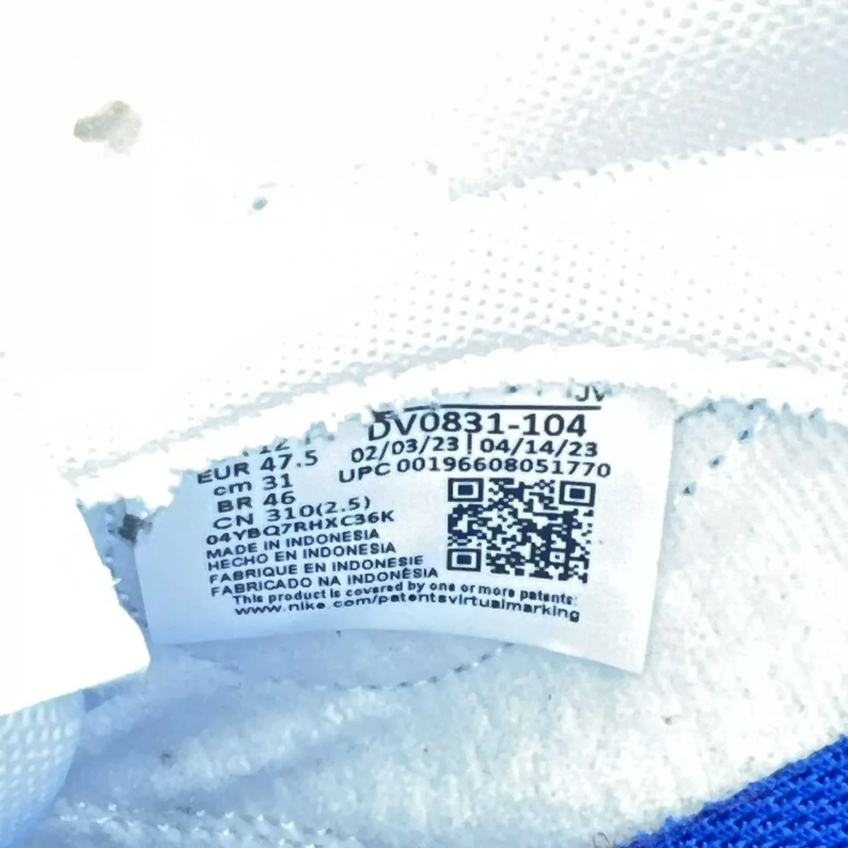 Nike Low Top Sneakers Nike dunk low white hyper royal