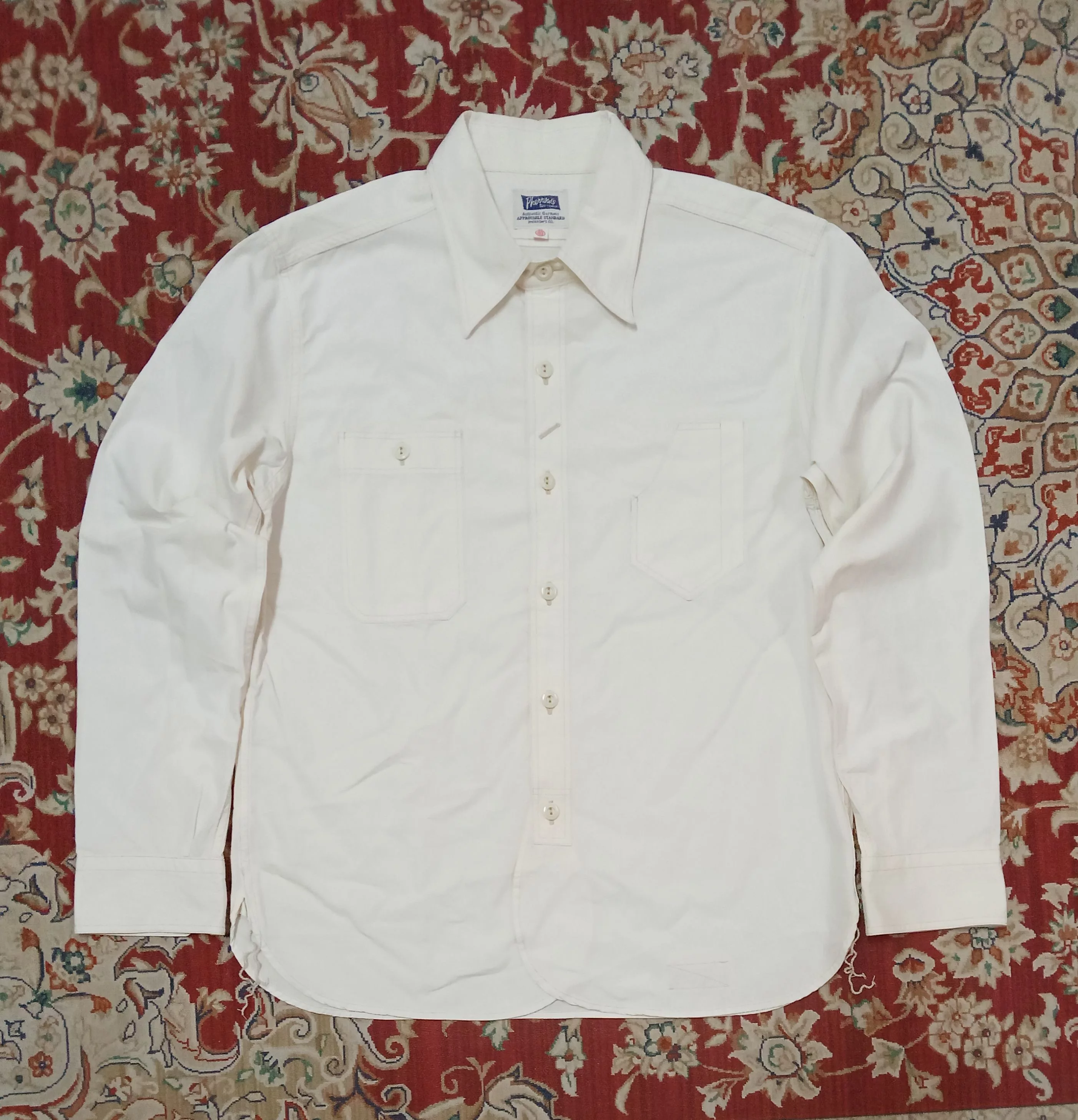 Pherrow's Shirts Button Ups Pherrow's Buttons Up Shirt White