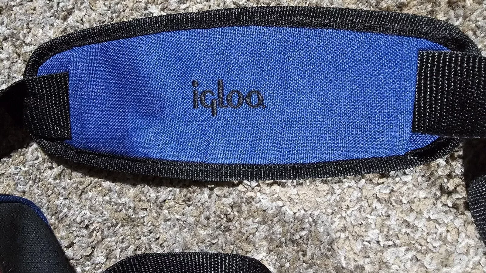 Designer Miscellaneous Designer igloo duffle 3 separate zippered section cooler bag Strap Blue
