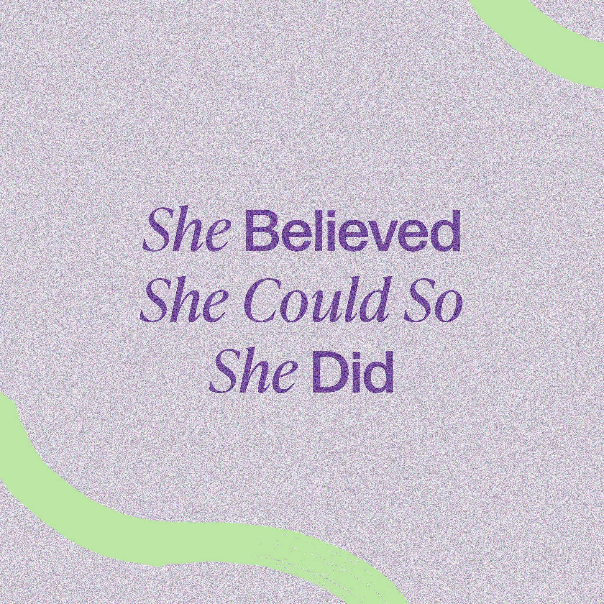 She Believed She Could So She Did Bangle