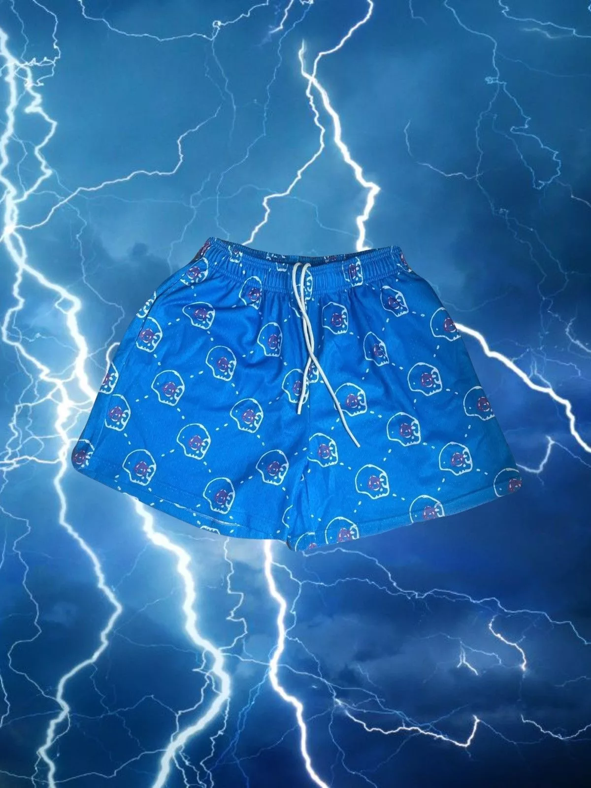 Bravest Studios Shorts Austen.AG x Bravest Studios SS22 Anarchy Shorts Blue Sz XL