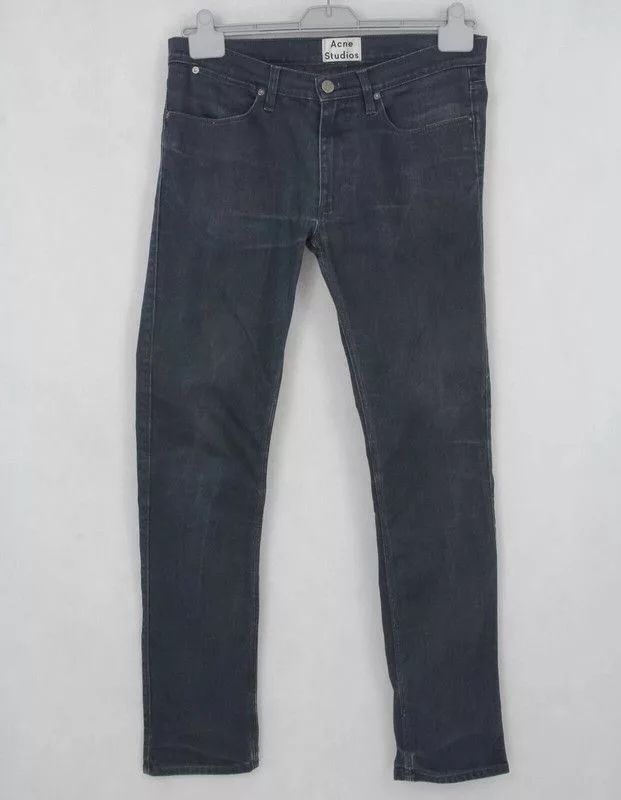 Acne Studios Denim Acne Studios Max Blue Speed Coated Jeans W33 L32 Multi