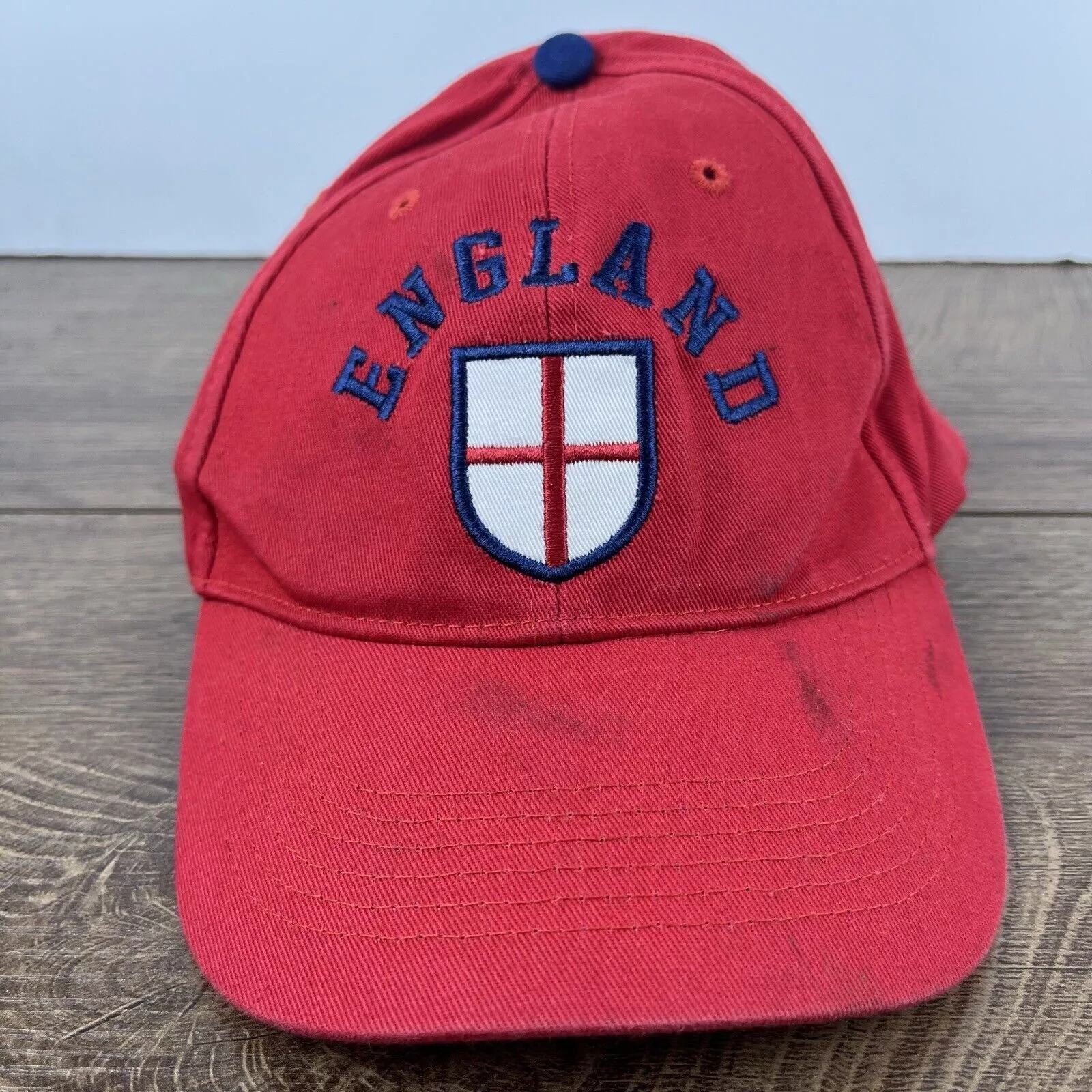 Other Hats Other England Hat England Baseball Hat Red Adjustable Hat Red Adul