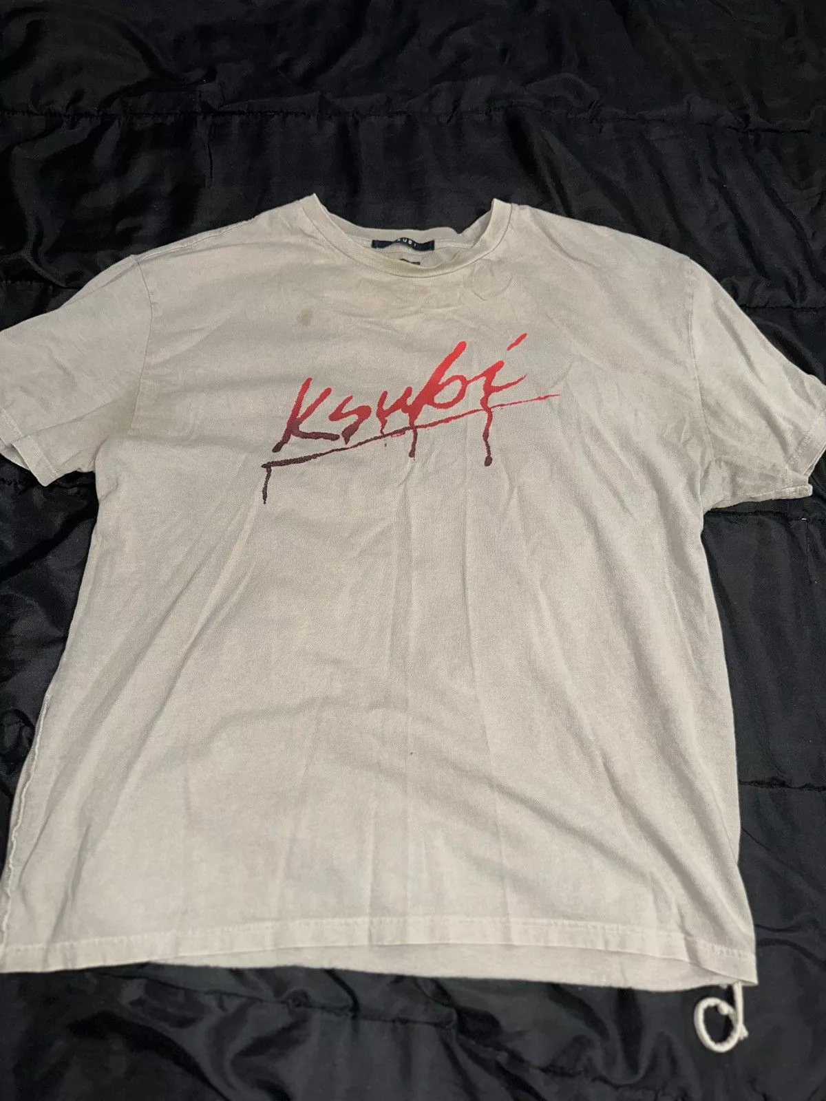 Ksubi Short Sleeve T Shirts Ksubi T-Shirt Sand Size L Beige