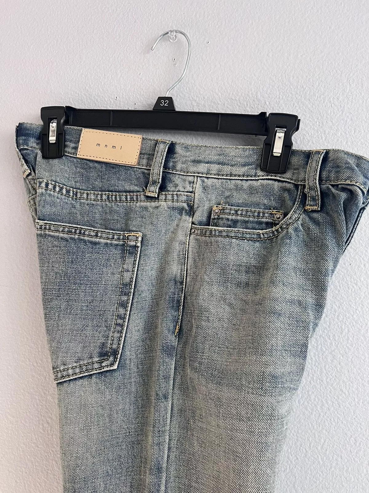 MNML Denim Stone wash zip denim Mnml m5 slim Blue