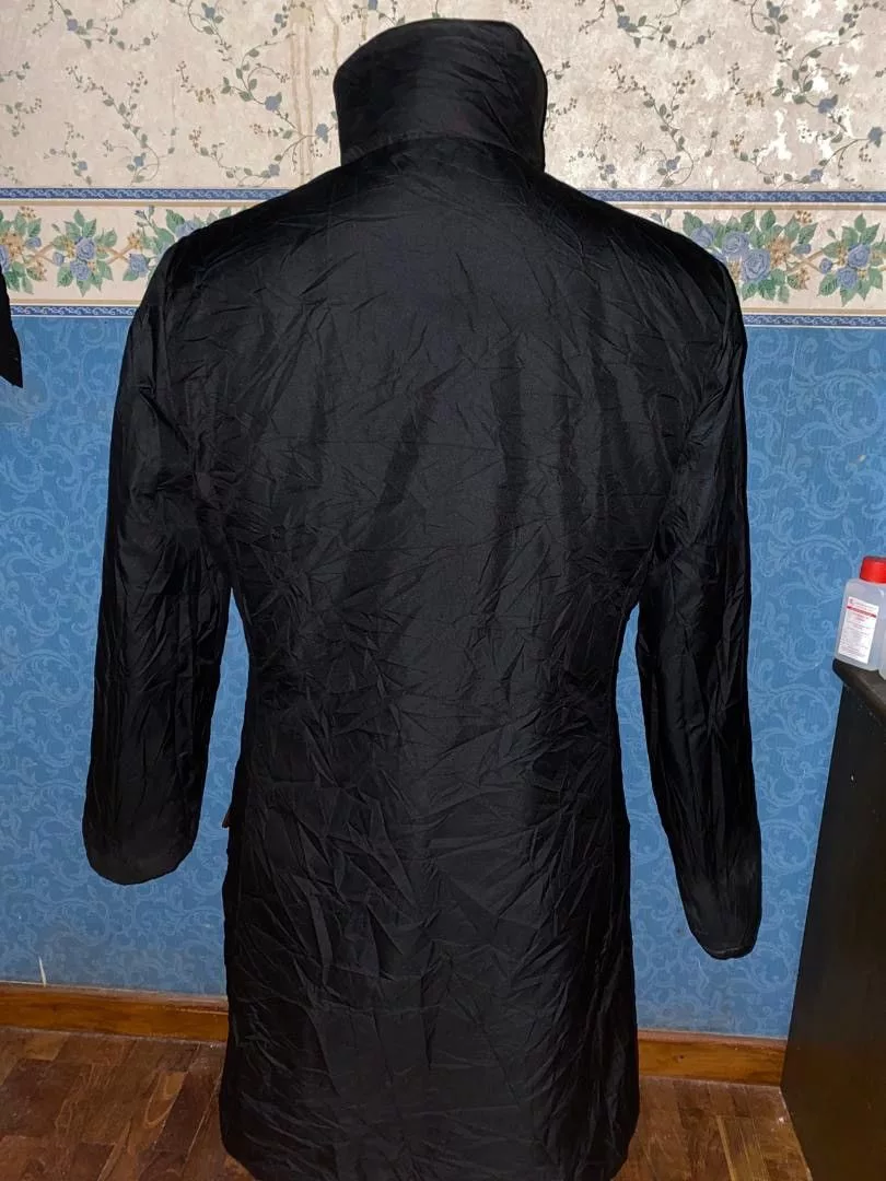 Moncler Down Jackets Moncler Long Down Puffer Jacket Black