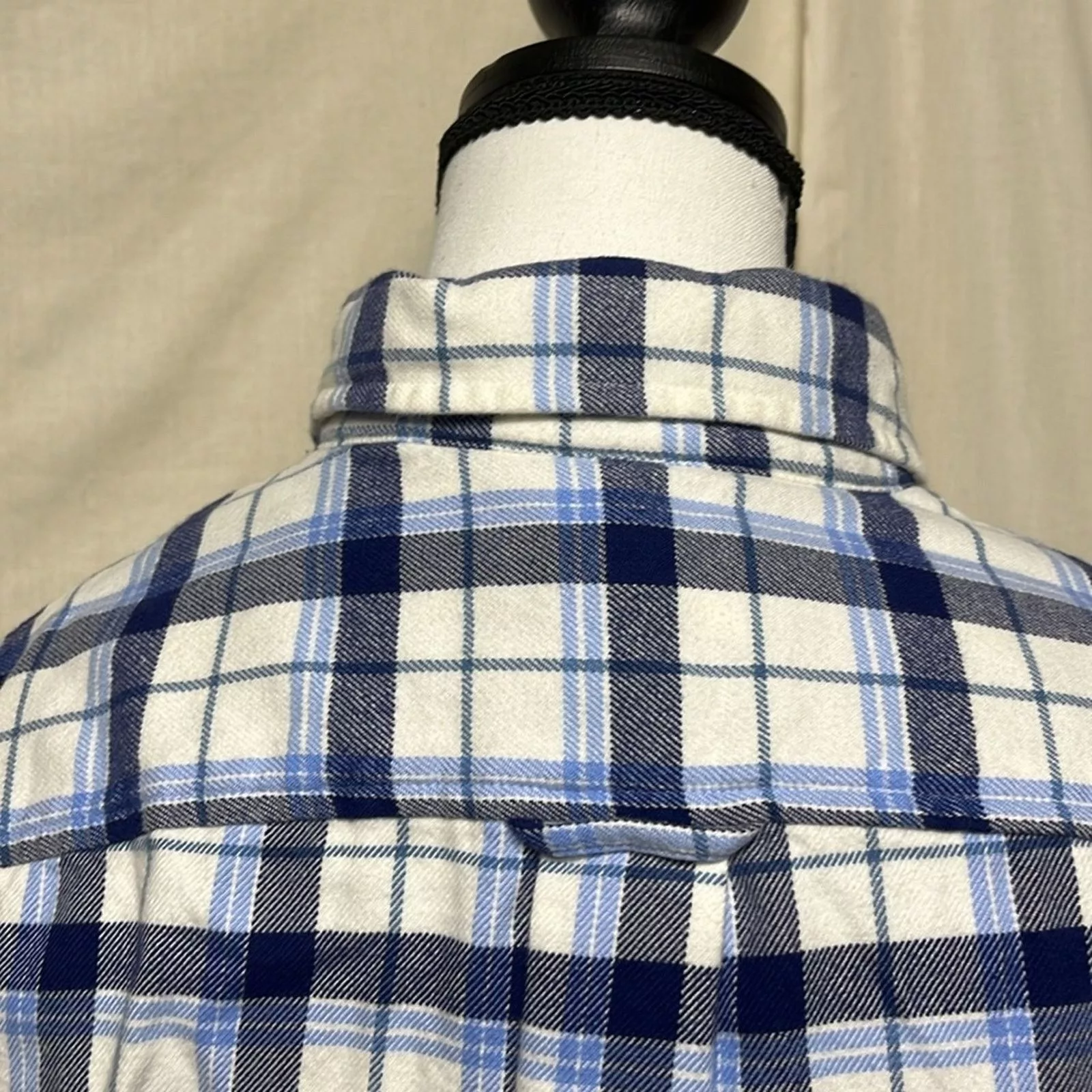 Lands' End Shirts Button Ups Lands' End Lands End Fannel Blue