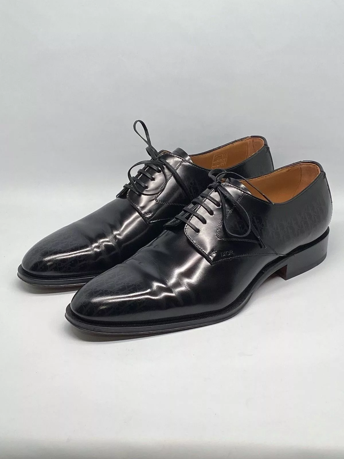 Dior Formal Shoes Dior Timeless Derby Shoe with Dior Oblique Gradient size 42 Black