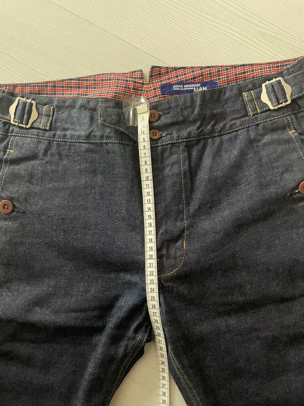 Junya Watanabe Denim Trousers Blue