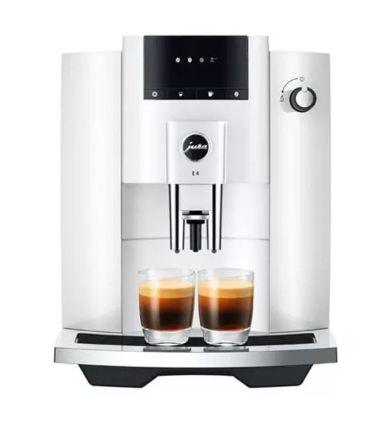 E4 Piano White Espresso Machine