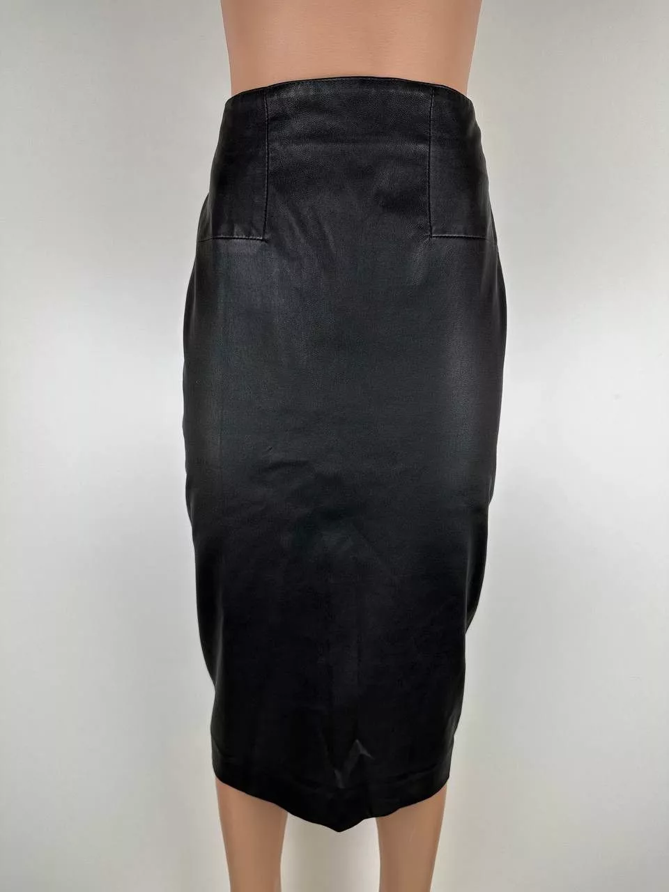 Simonetta Ravizza Midi Skirts leather skirt Simonetta Ravizza Black