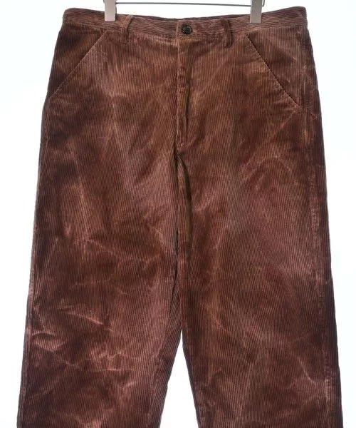 Comme des Garcons SHIRT Casual Pants Plain Slacks Cotton Brown