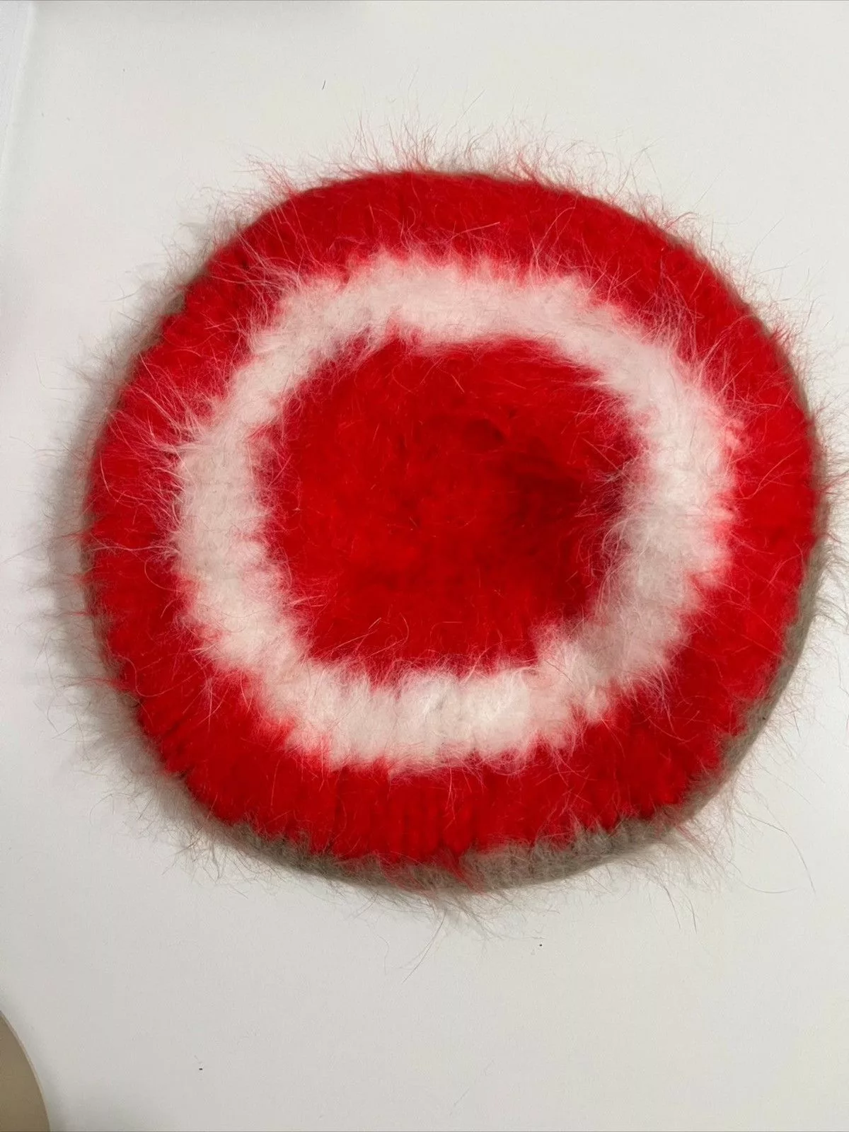 Gucci Hats GUCCI runway Angora Beret Orange