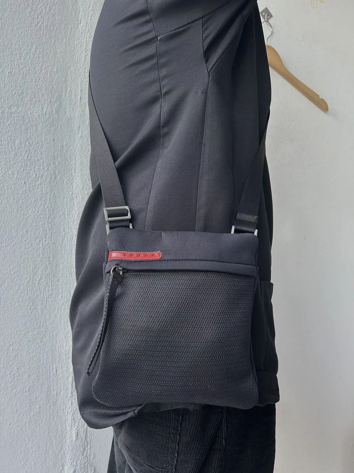 Prada Bags Luggage Authentic Prada Sling Bag Black