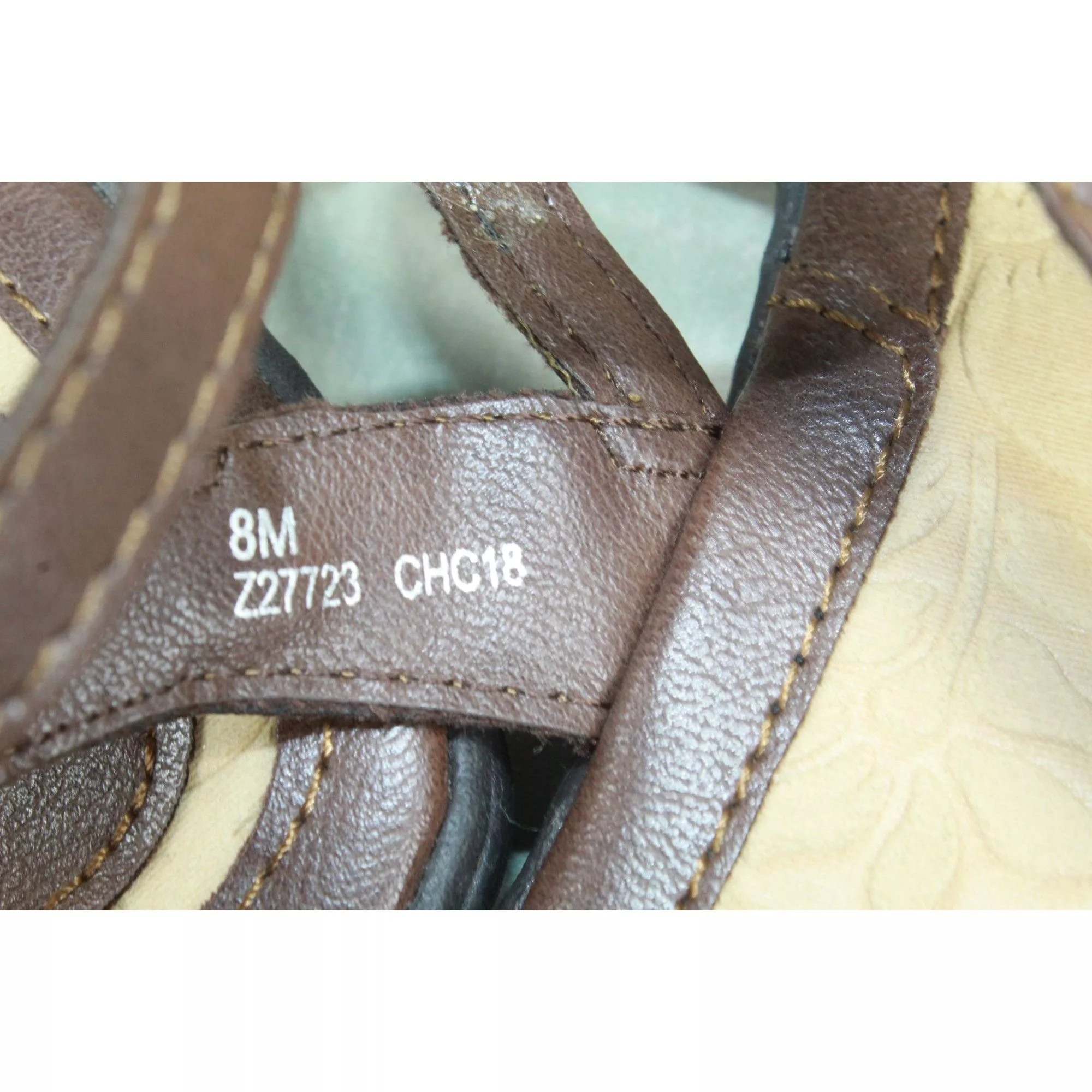 Other Sandals Other BOC Cora Adjustable Strap Slingback Flat Sandals Size 8 M Brown