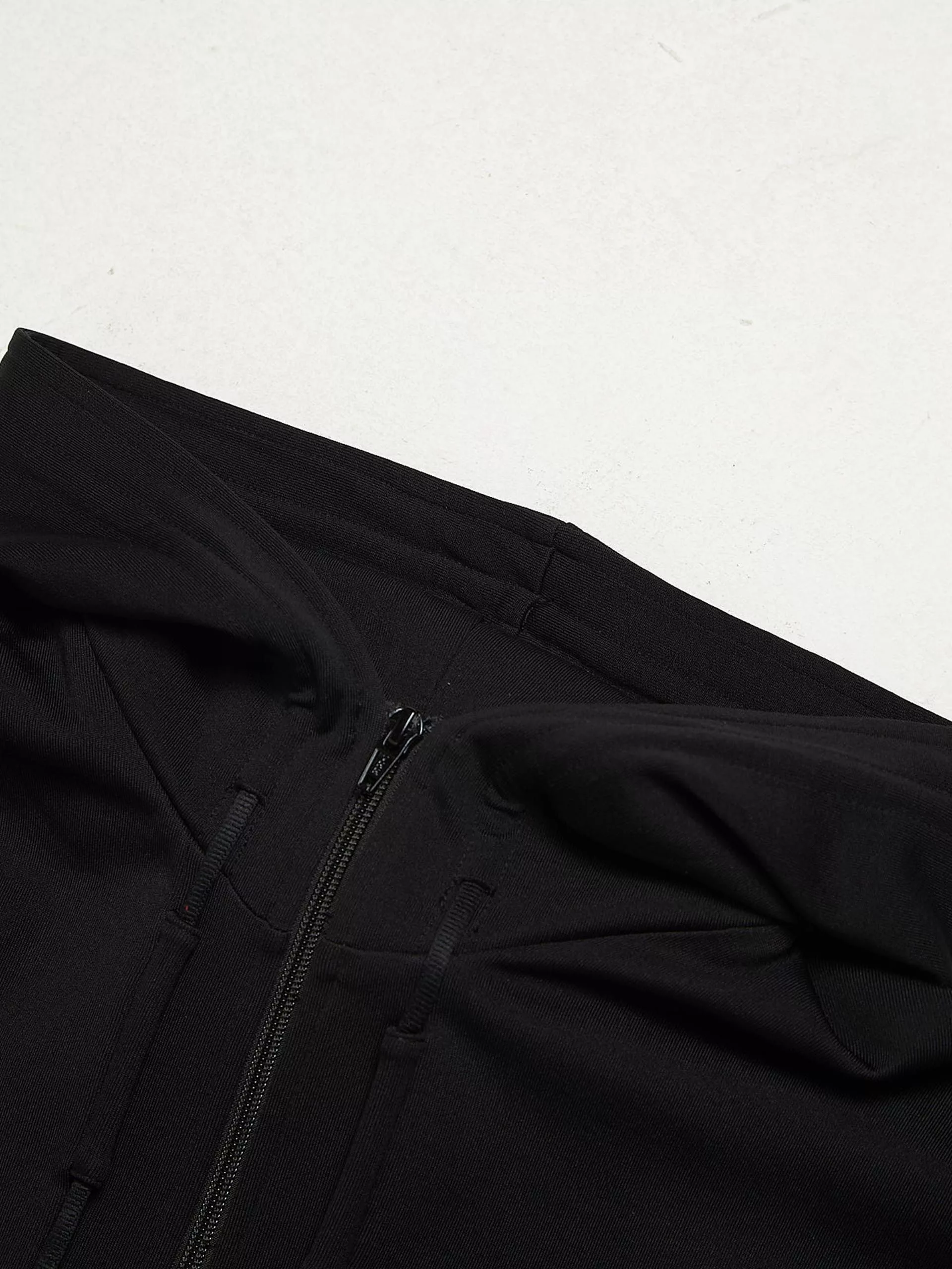 Y-3 Parkas Y-3 Black Nylon Three Stripes Sleeve Jacket