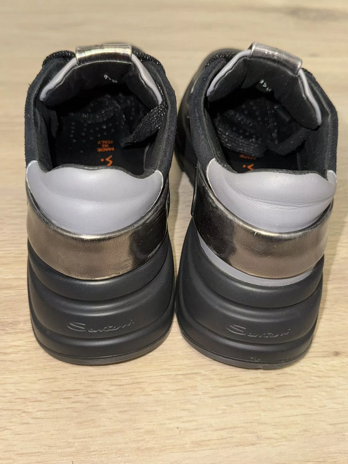 Santoni Platforms Santoni Black