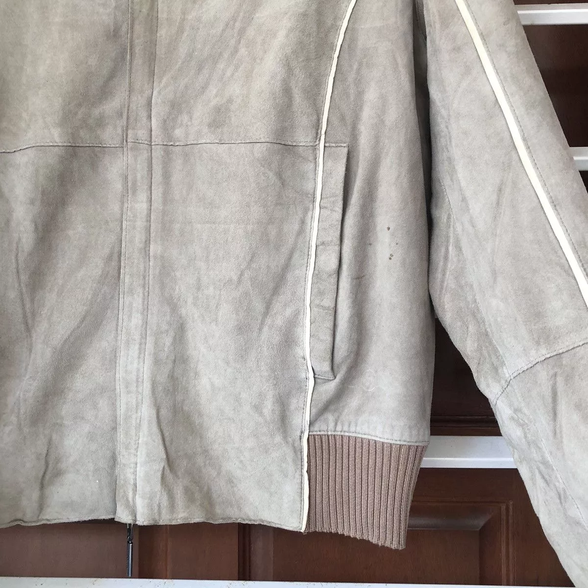 Armani Bombers Velvet Armani jacket White
