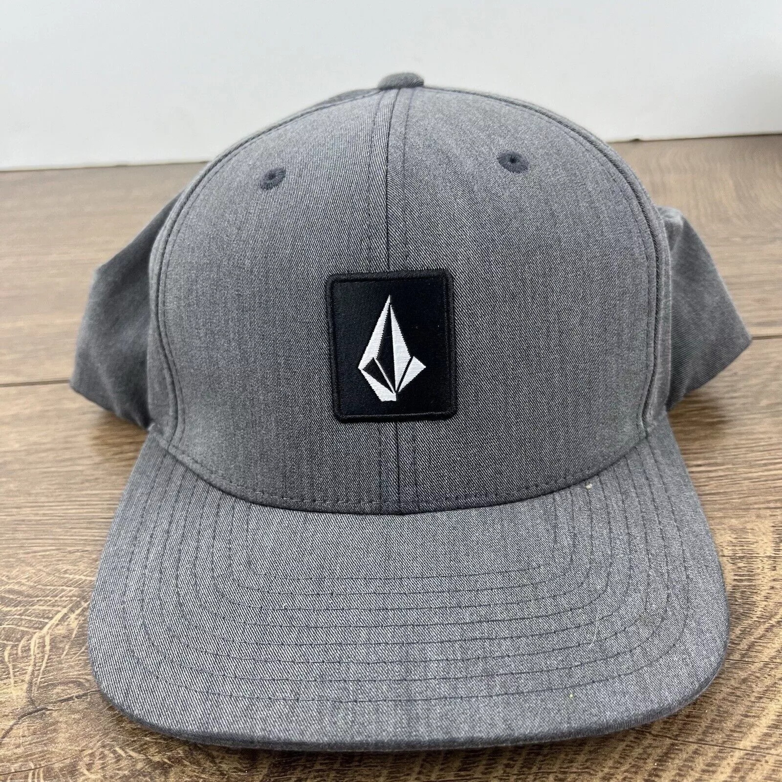 Other Hats Other Diamond Hat Crystal Diamond Snapback Hat Gray Adjustable Hat