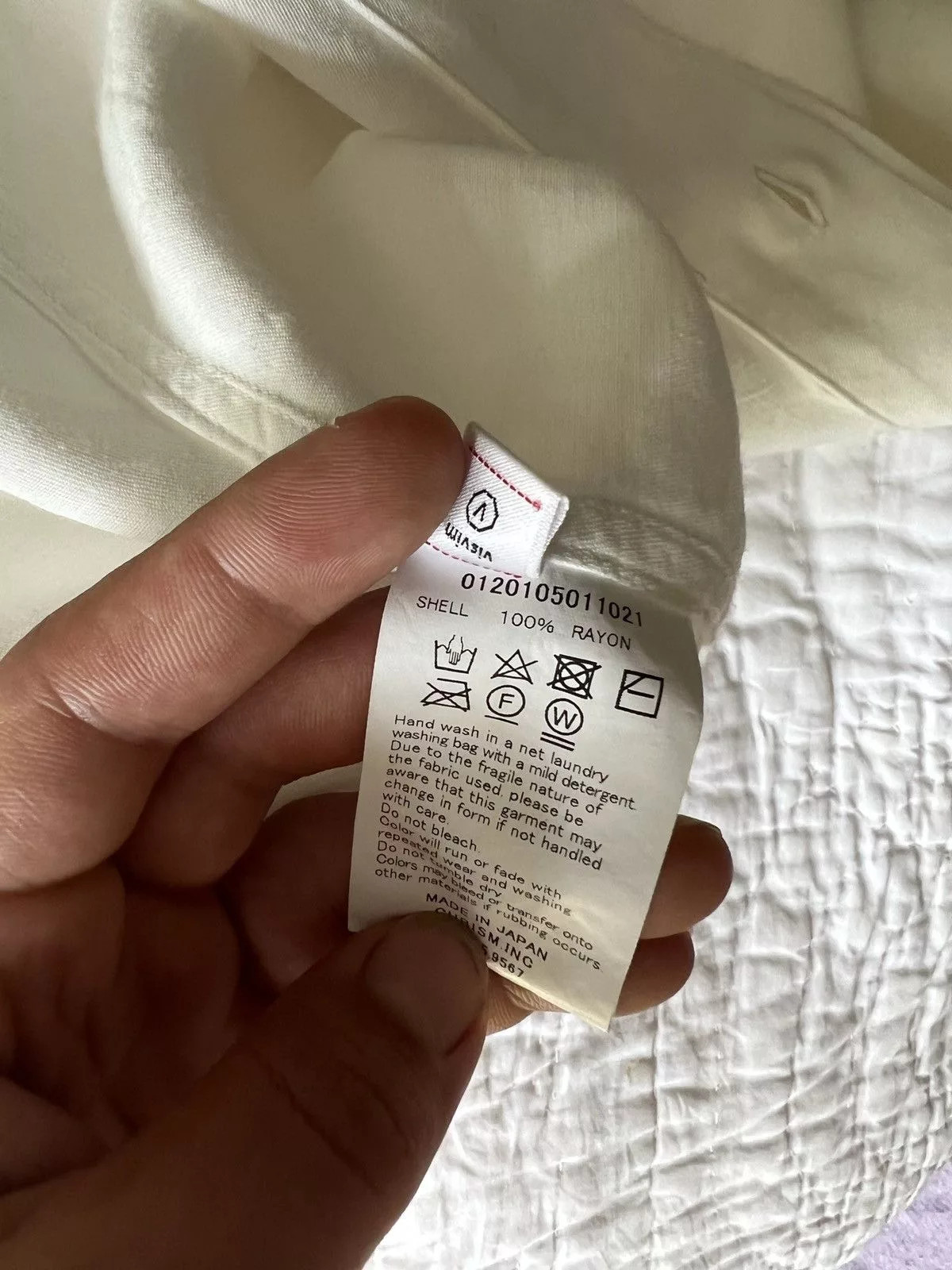 Visvim Shirts Button Ups Visvim Hand painted button up White