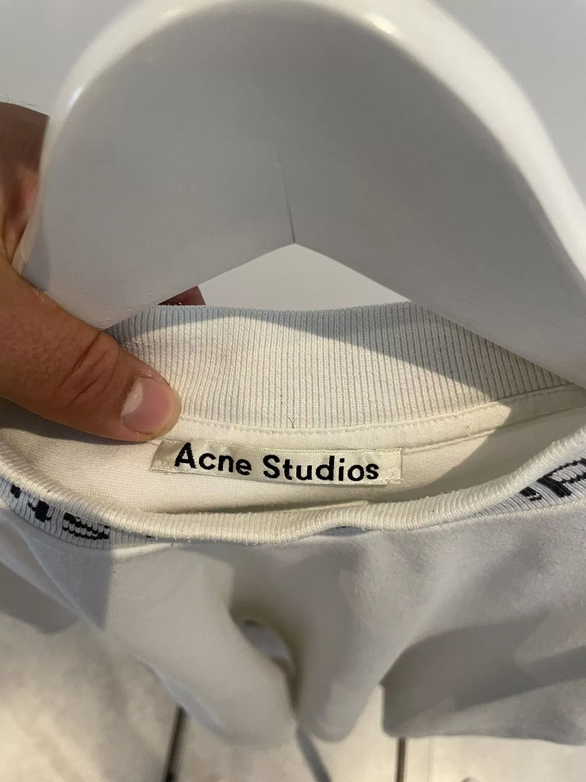 Acne Studios Shirts Button Ups Acne Studios T-Shirt White
