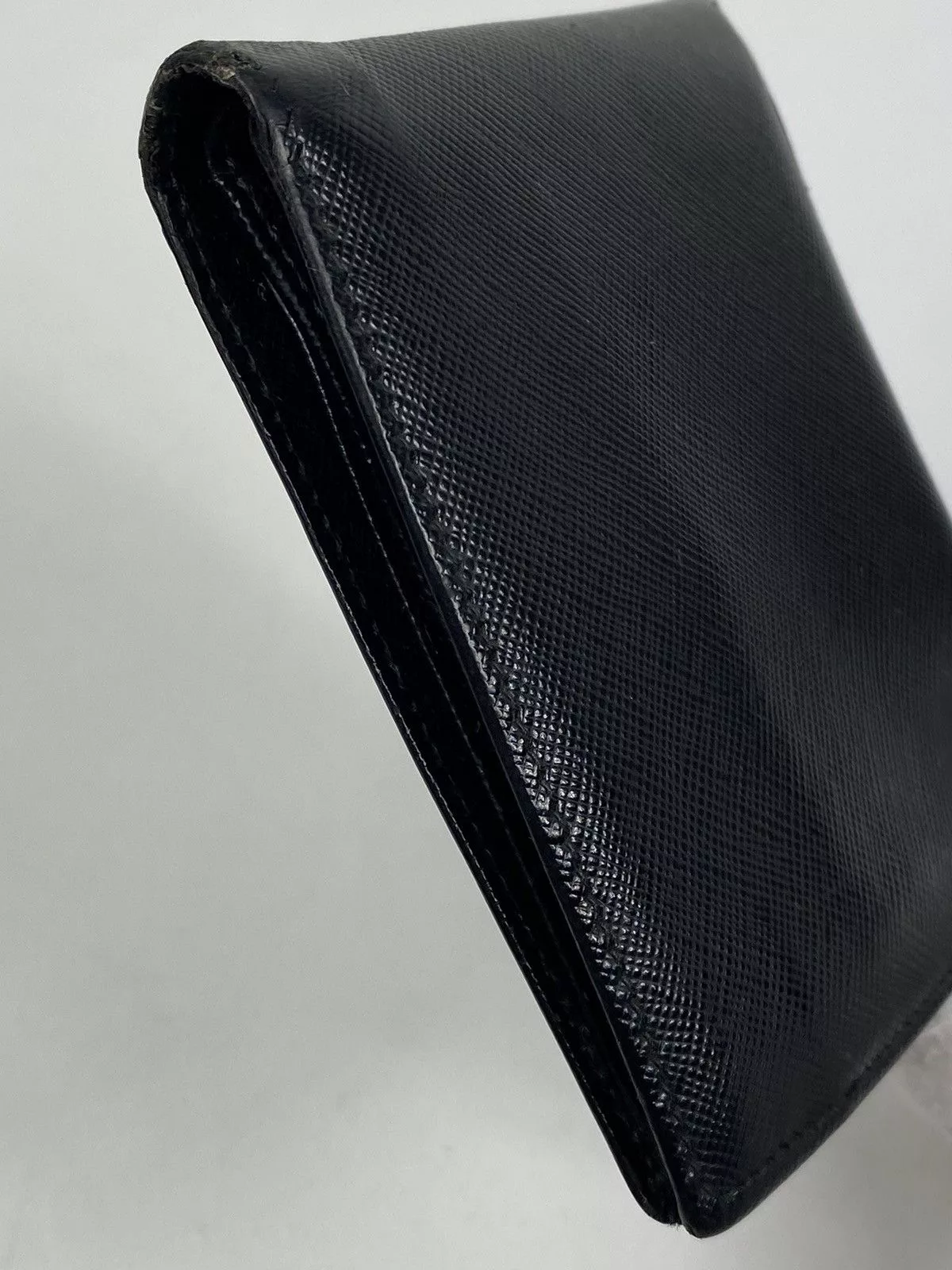 Prada Wallets Prada Saffiano Leather Bifold Wallet Black