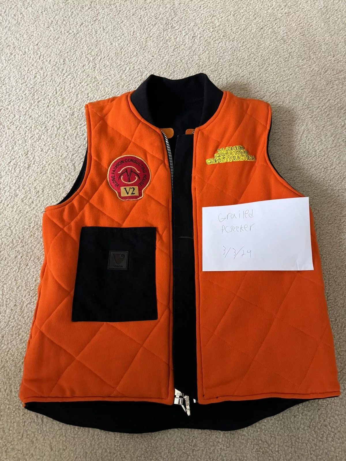 Vlone Vests RAREST VLONE VEST Black