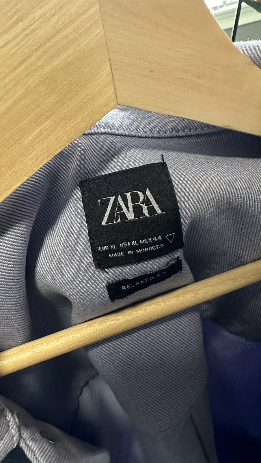 Zara Shirts Button Ups ZARA Utility Button Down Blue