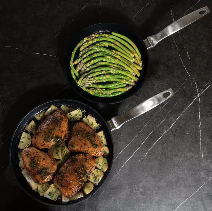 CXD 2 pc Fry Pan Set 9.5"/11"