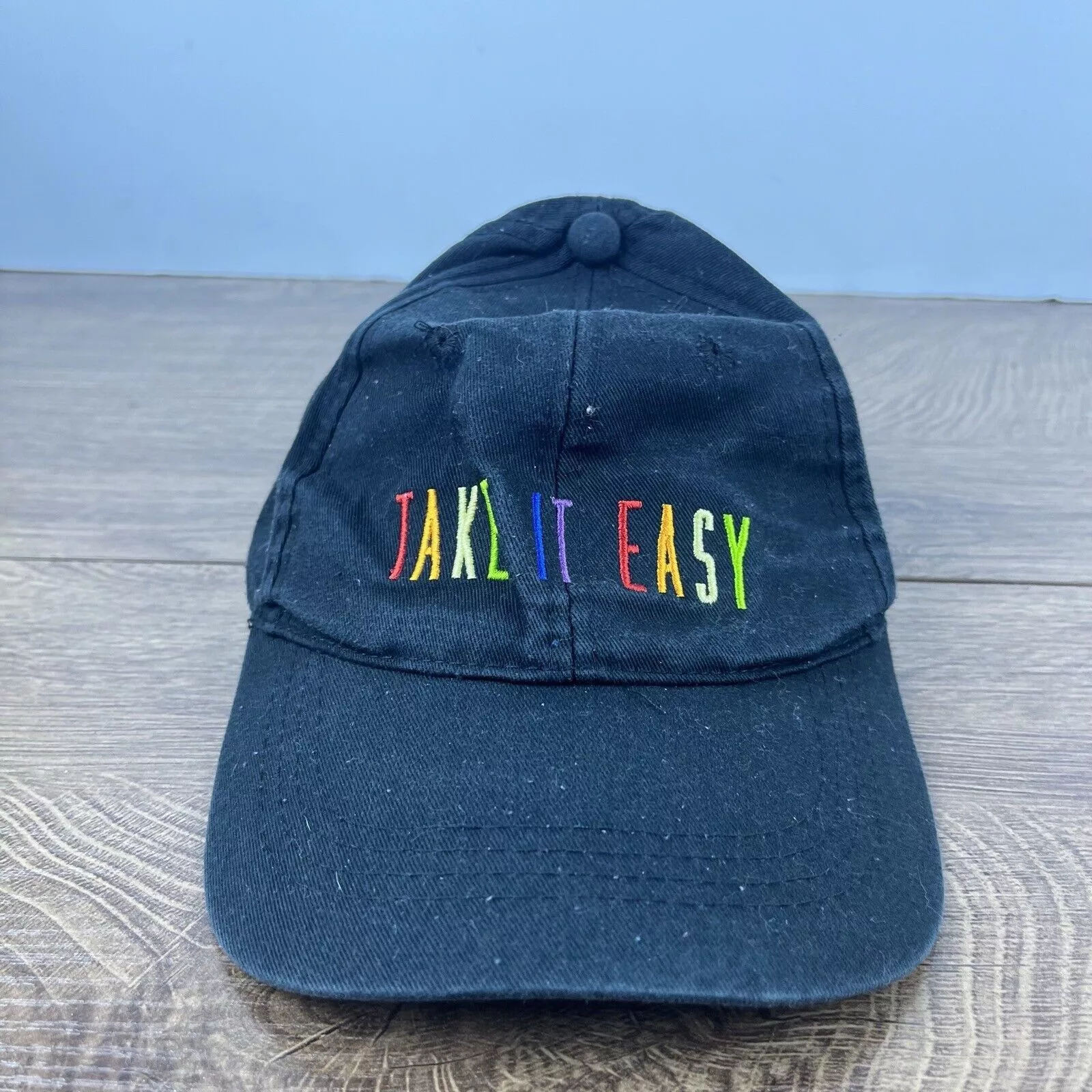 Other Hats Other Take it Easy Hat Take her Easy Black Hat Adjustable Adult Fi