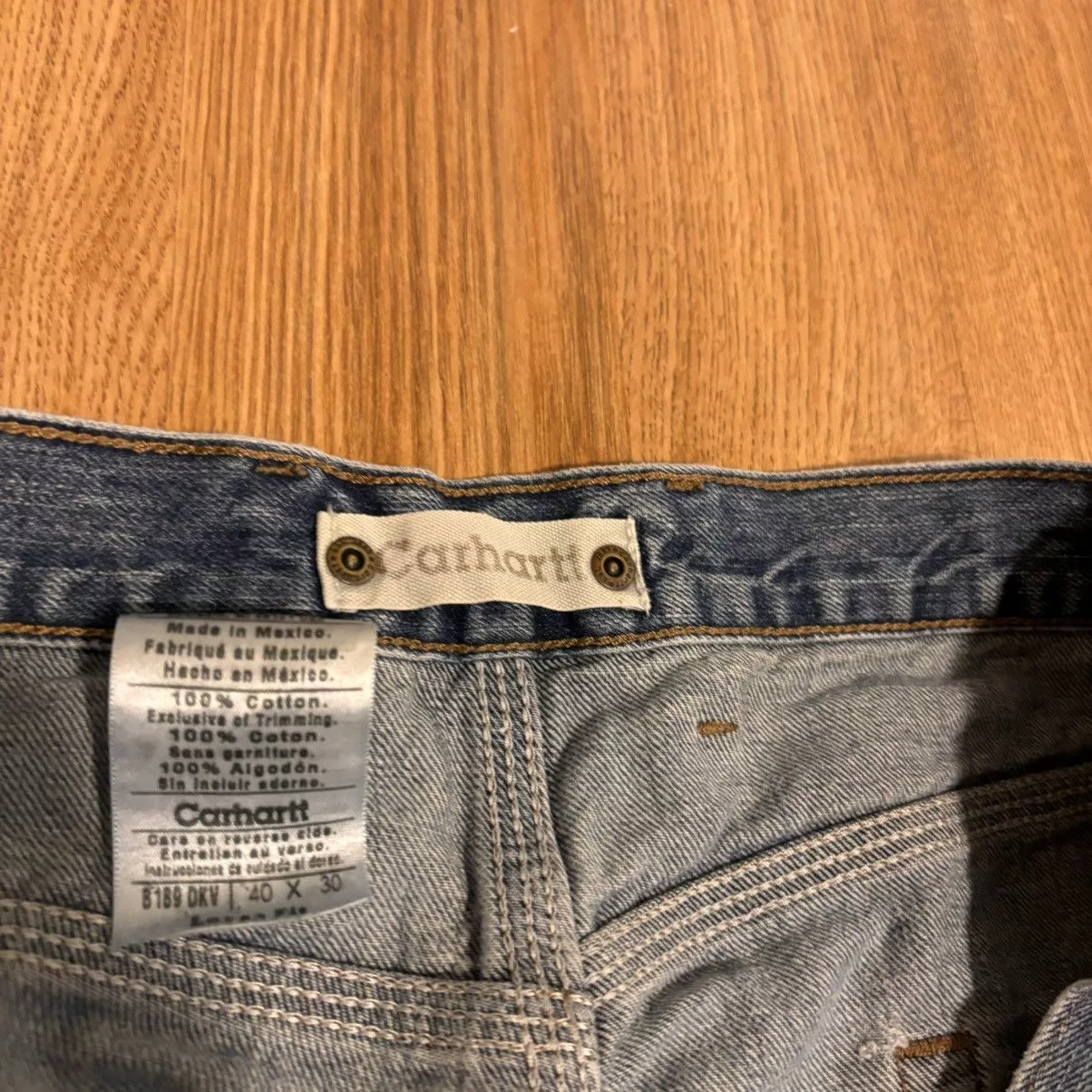 Carhartt × Vintage Vintage Oversized Carhartt Denim Blue
