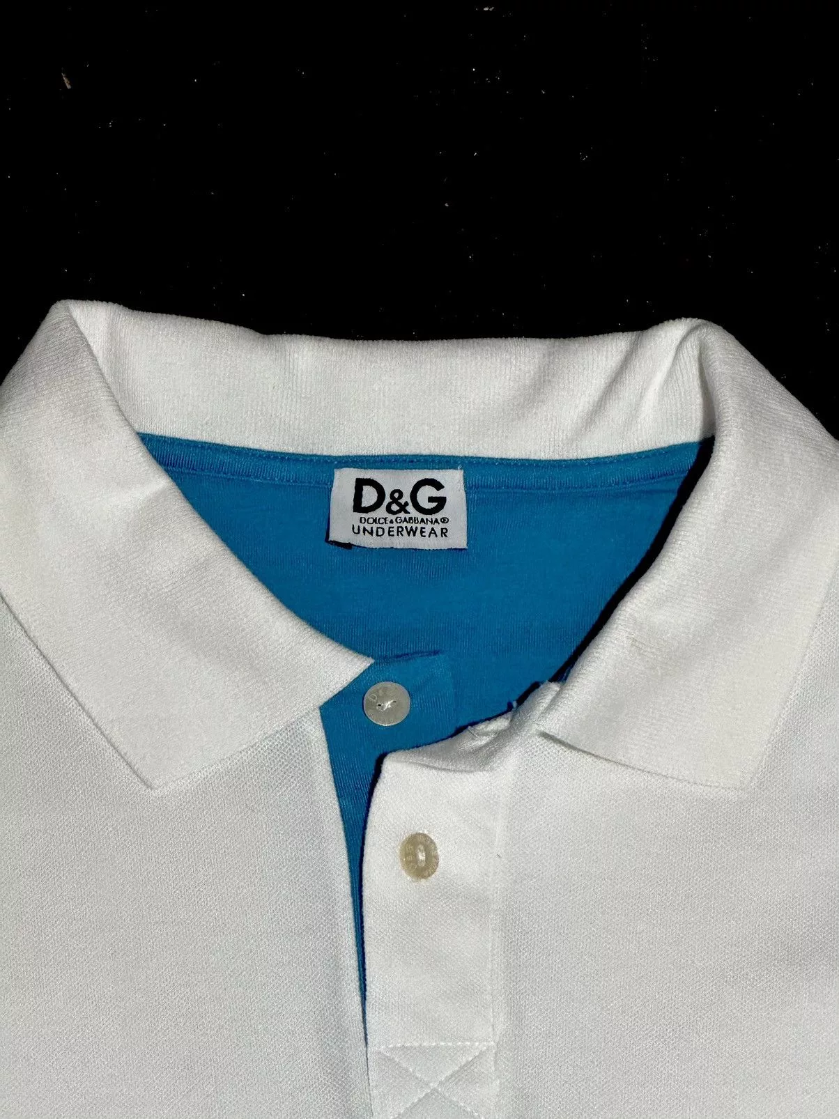 Dolce & Gabbana Polos Dolce & Gabbana Golf Shirt White