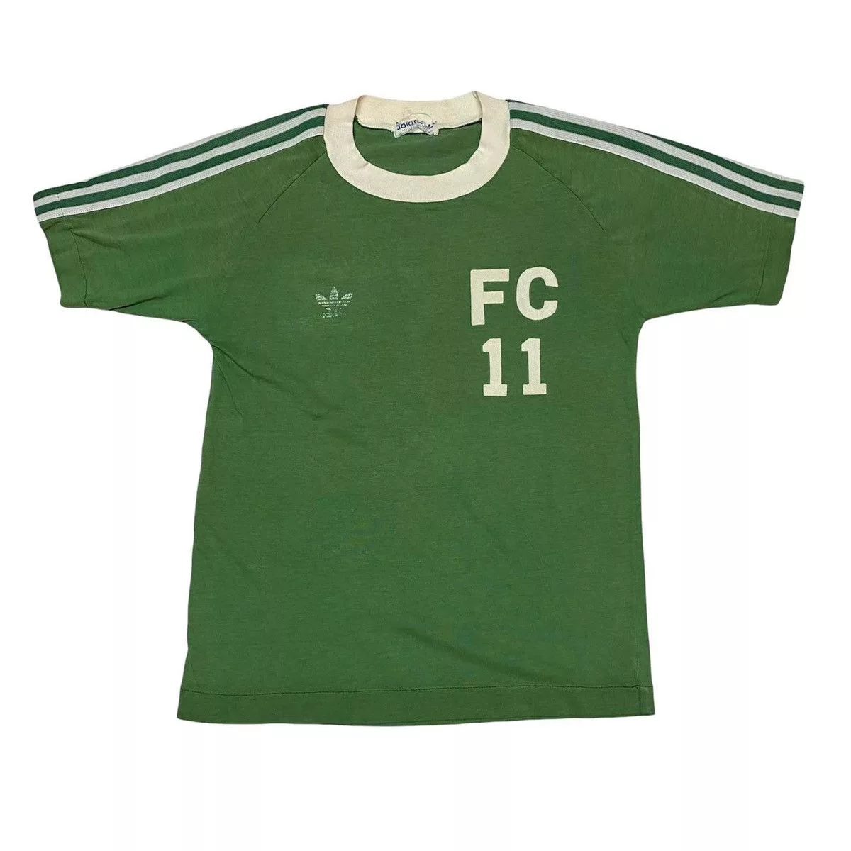 Adidas Short Sleeve T Shirts Adidas × Vintage Vintage adidas ringer Green