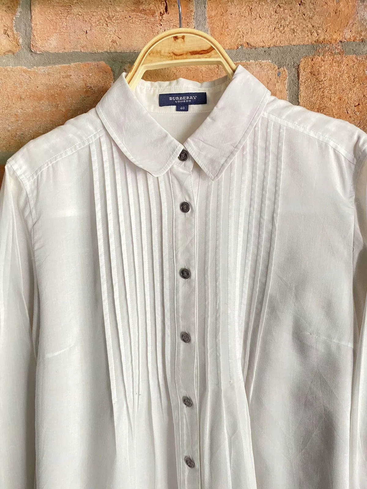 Burberry Button Ups Burberry white shirt