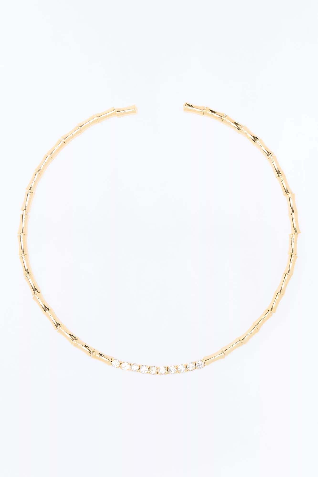 Don't Be Late Choker - Gold