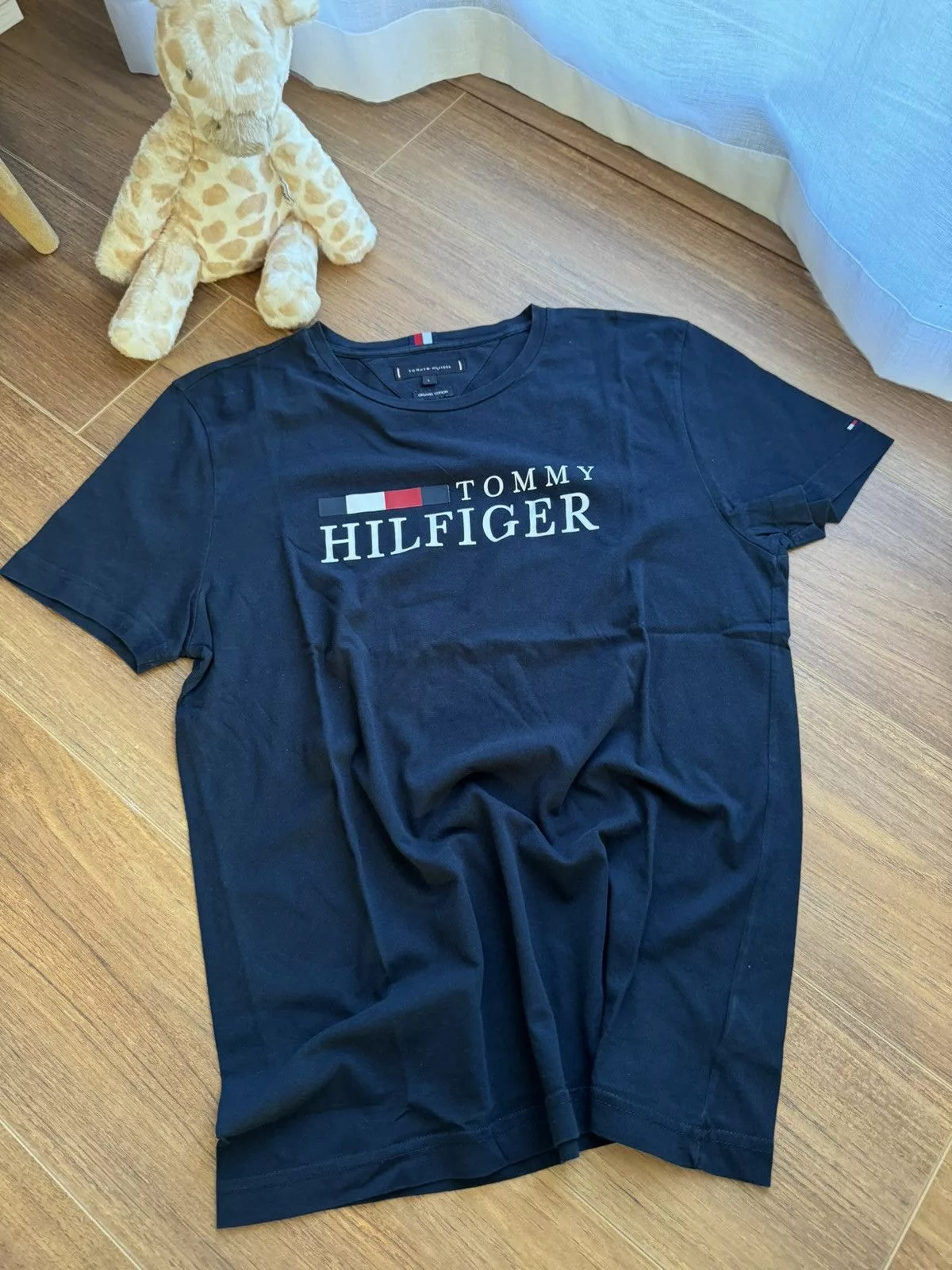Tommy Hilfiger Short Sleeve T Shirts Tommy Hilfiger classic t-shirt Blue
