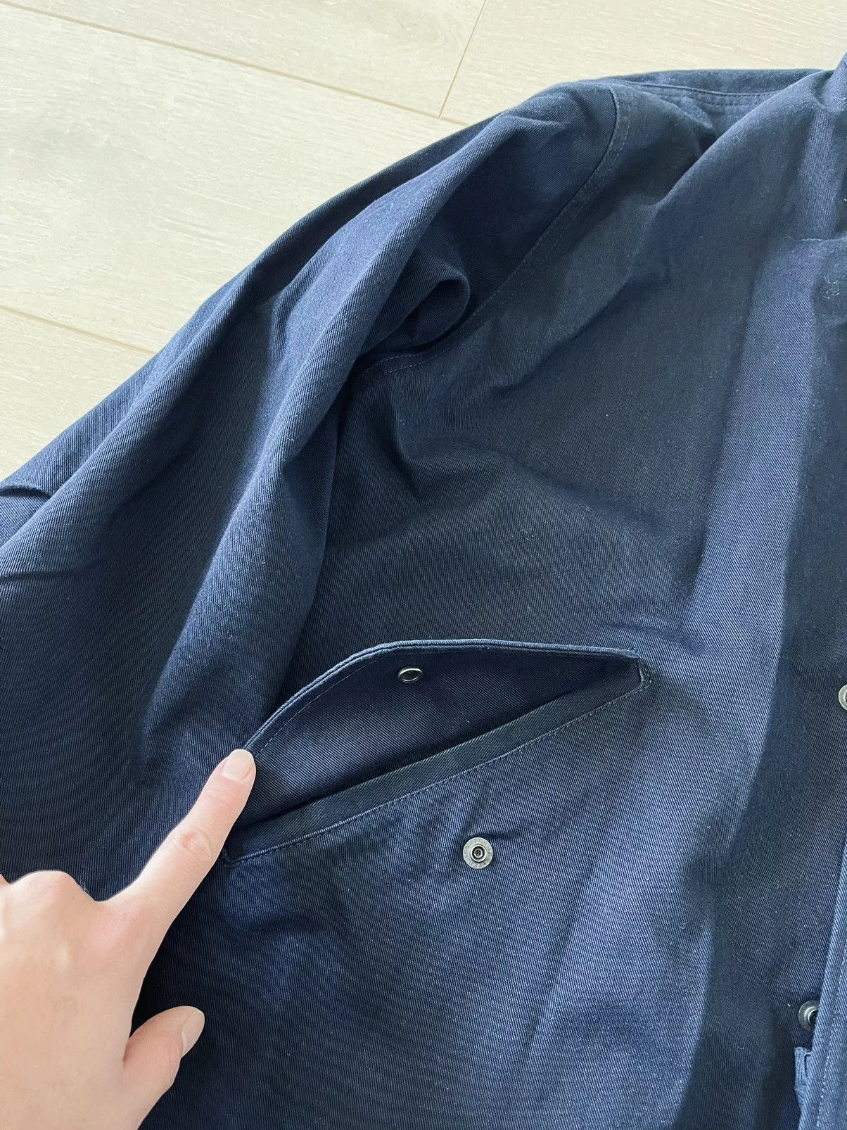 Blue Blue Japan Denim Jackets Blue Blue Japan parka denim jacket