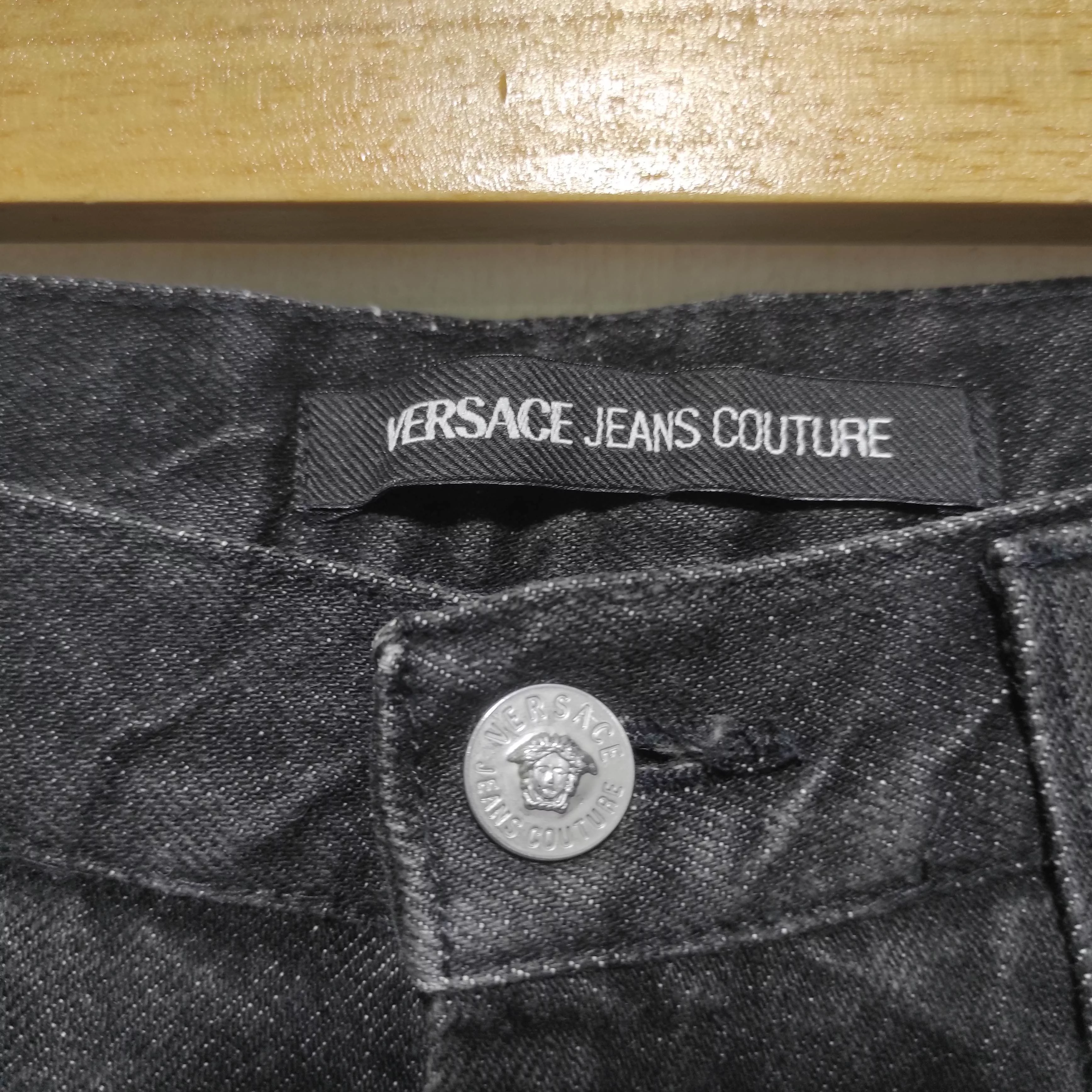 Versace Denim Versace Jeans Couture Black Denim Luxury