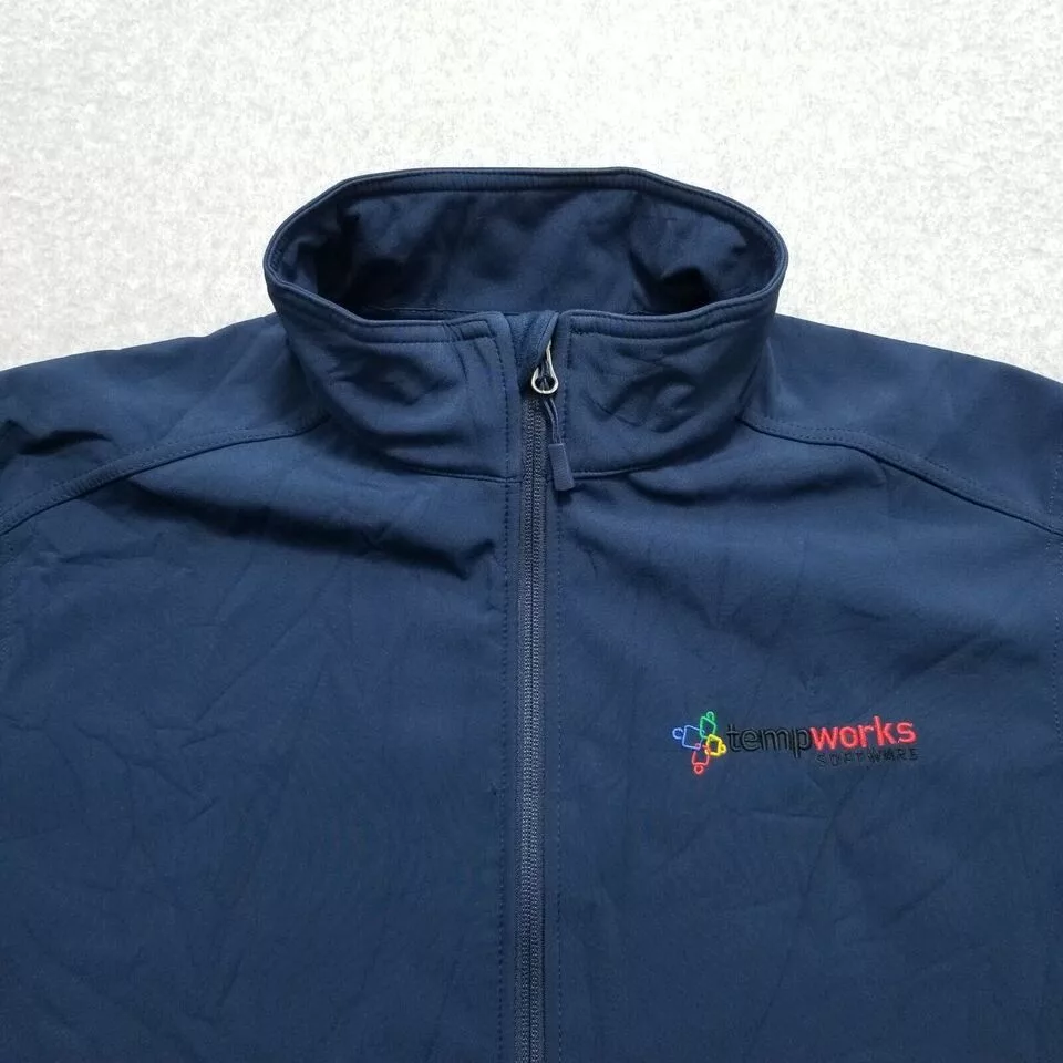 Port Authority Light Jackets Port Authority Jacket Mens Large Full Zip Lightweight Blue
